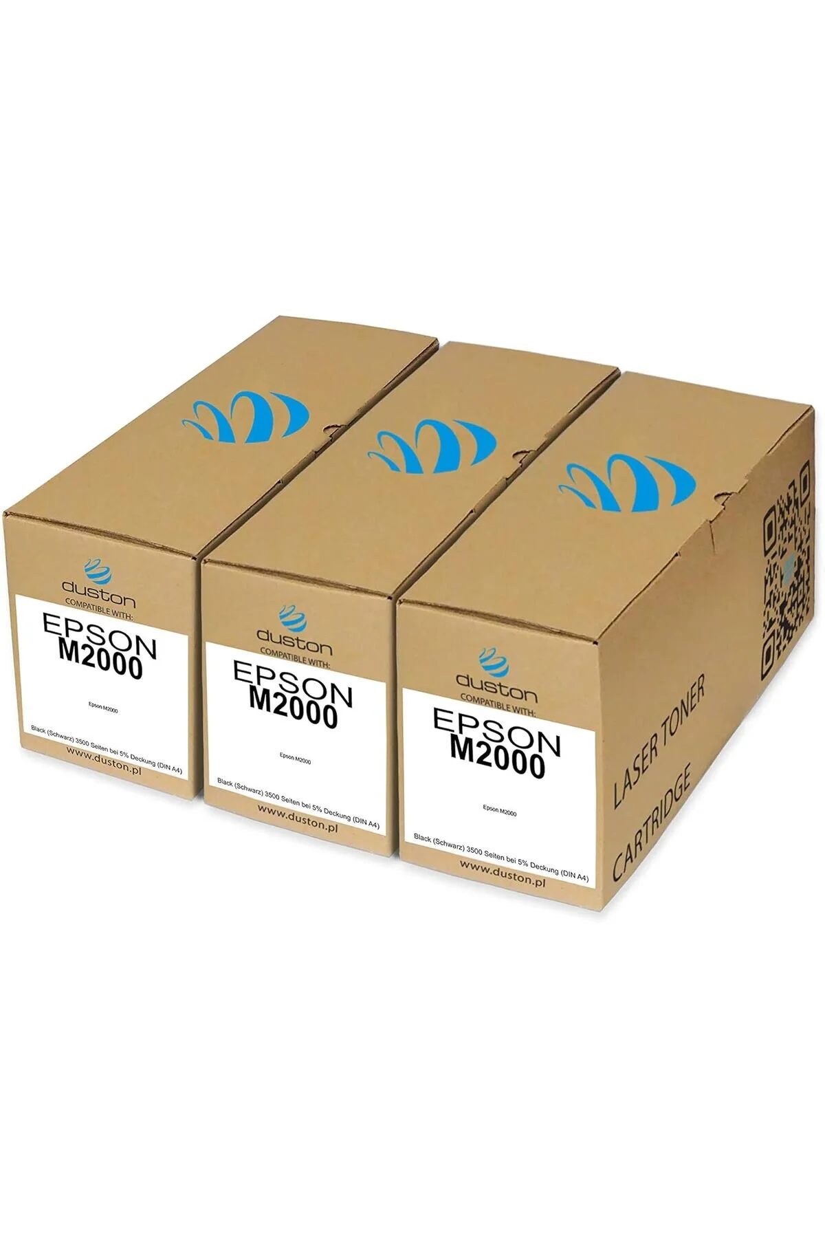 تونر EQUIVALENT M2000 S050436 SO50435 8K MONO TONER 3 PIECES Epson