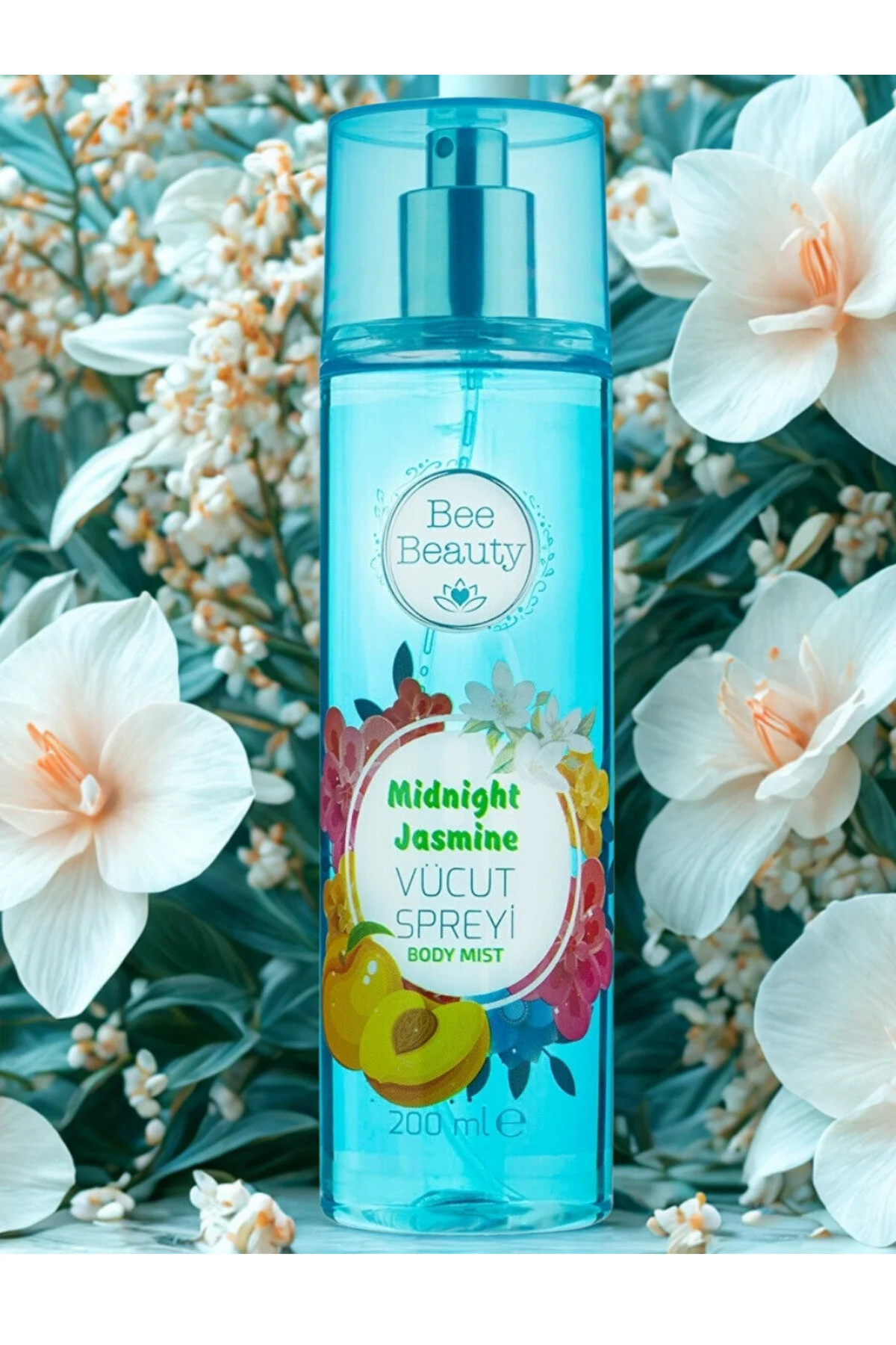 اسپری بدن با رایحه یاسمن شب 200 میلی لیتر مناسب برای خانمها بی بیوتی Bee Beauty