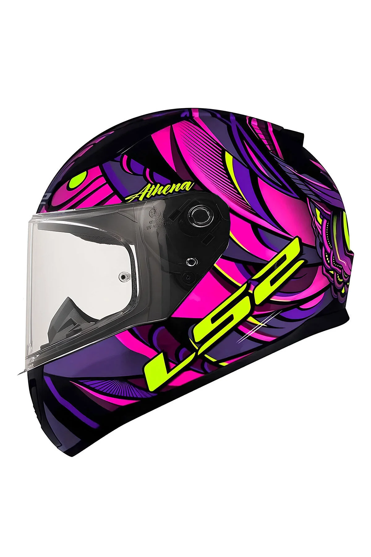 کلاه کاسکت موتورسیکلت تعطیلات سریع 2 ATHENA FULLFACE MOTORCYCY ال اس LS2