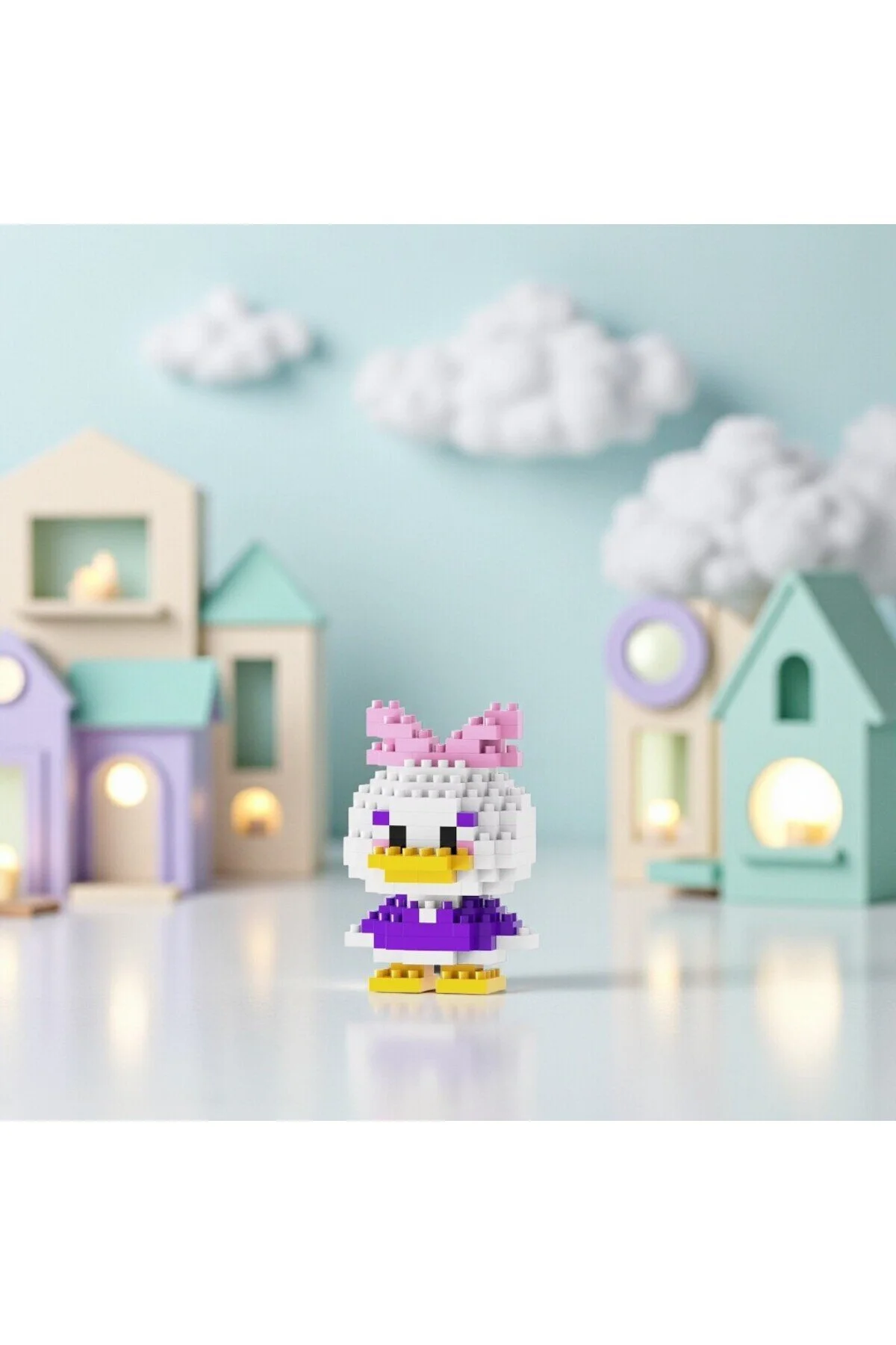 پازل سه بعدی | PINKYDAY DAISY DUCK – مجموعه مینی بلوک با هدیه شگفت انگیز SUNSTER COMPANY™ 137 قطعه Bricks