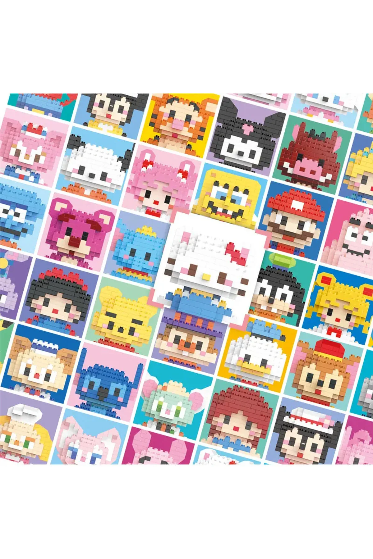 پازل سه بعدی | PINKYDAY DAISY DUCK – مجموعه مینی بلوک با هدیه شگفت انگیز SUNSTER COMPANY™ 137 قطعه Bricks