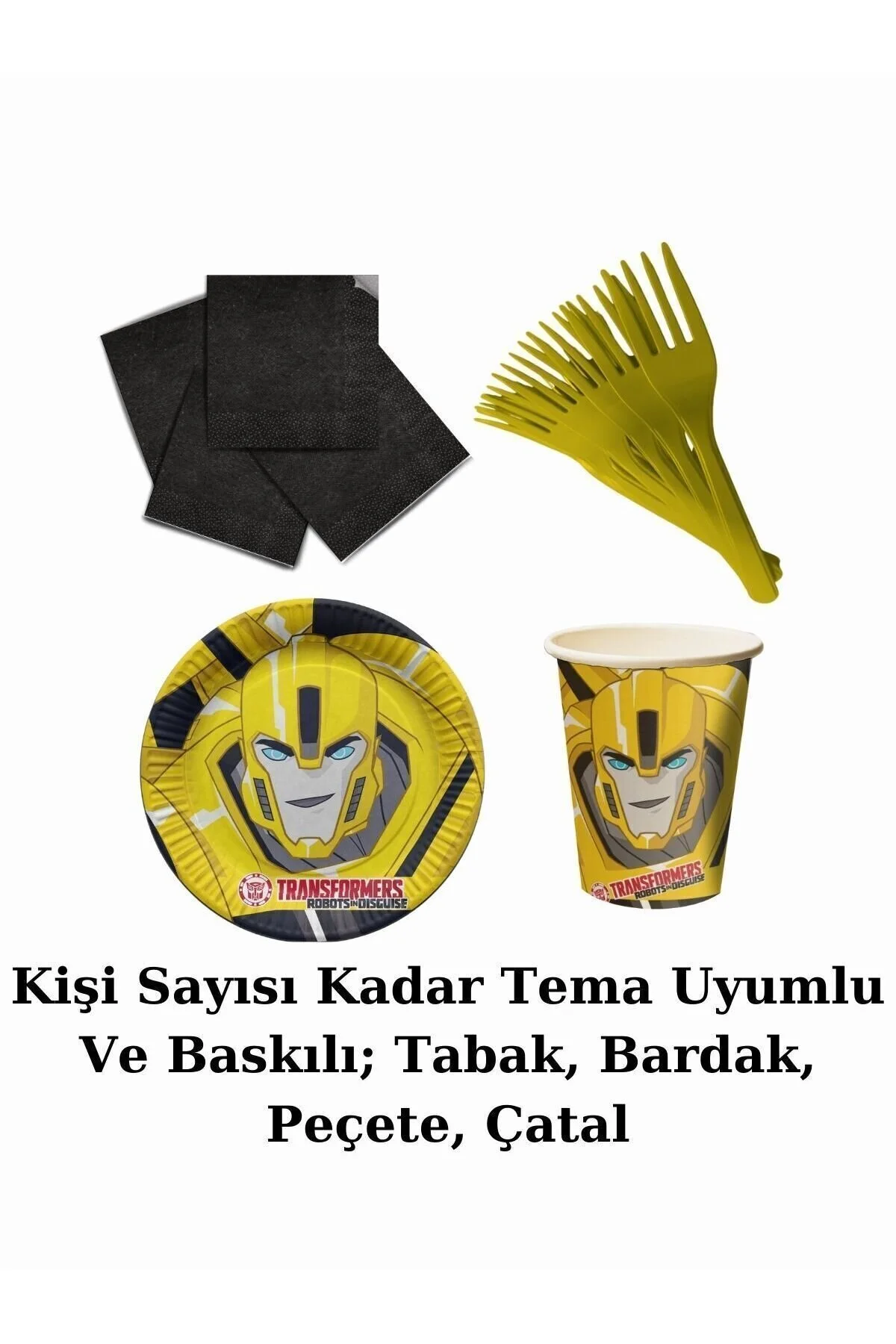 تزیینات تولد دامن میز BUMBLEBEE با POSTER 16 دکوراسیون جشن transformers