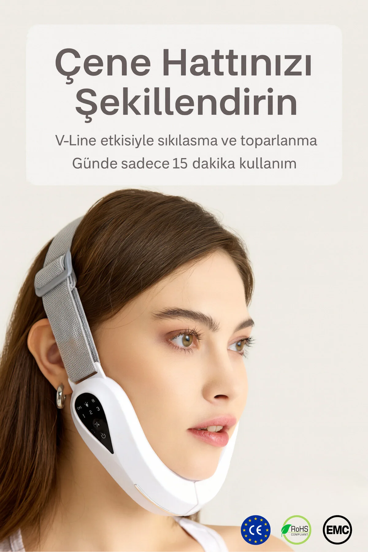 ماساژور صورت V PRO ™ JAW GIDI LIFTING EMS میکرو جریان الکتریکی و لرزش دستگاه زیبایی آسانسور فوتون Cyrina