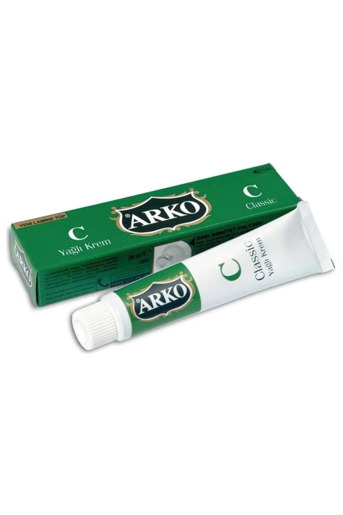کرم صورت آبی 20 میلی لیتر با خاصیت مرطوب کنندگی و نرم کنندگی آرکو Arko