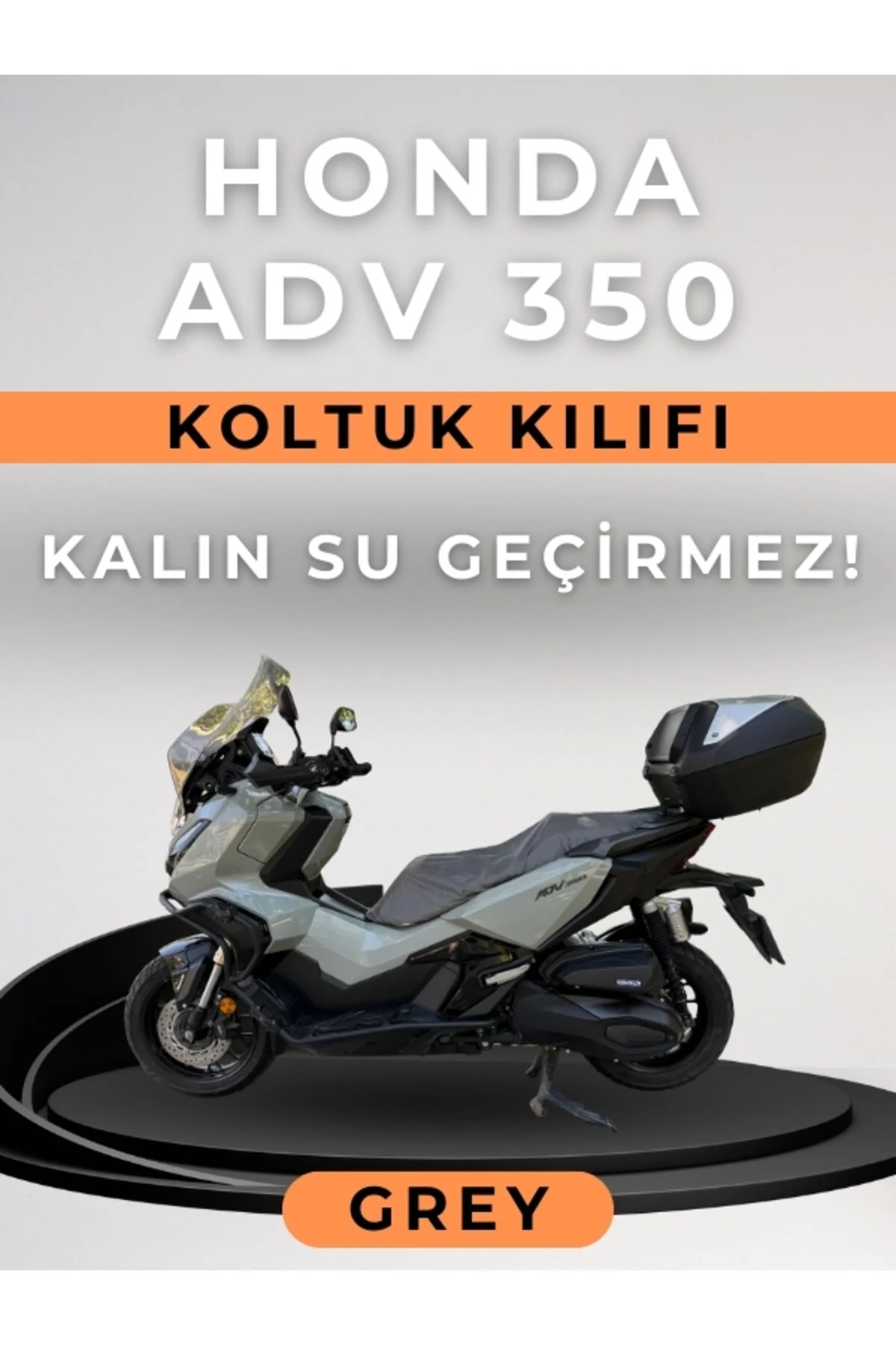 روکش زین موتورسیکلت صندلی HONDA ADV 350 خاکستری ضخیم و ضد آب ADM