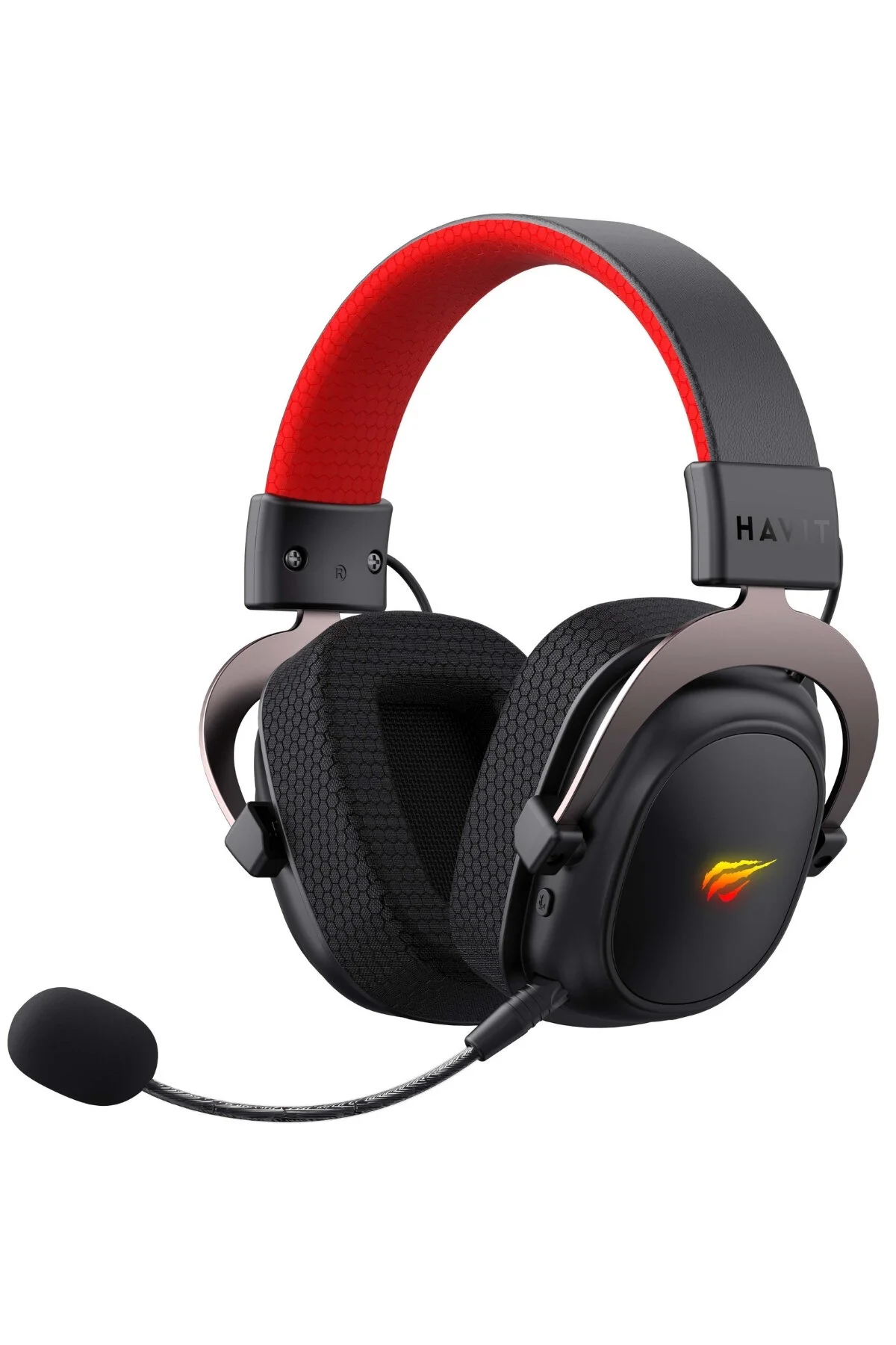 هدست مخصوص بازی بی سیم GAMENOTE H2002BG 7.1 صدای فراگیر 3 اتصال حالت میکروفون RGB Havit