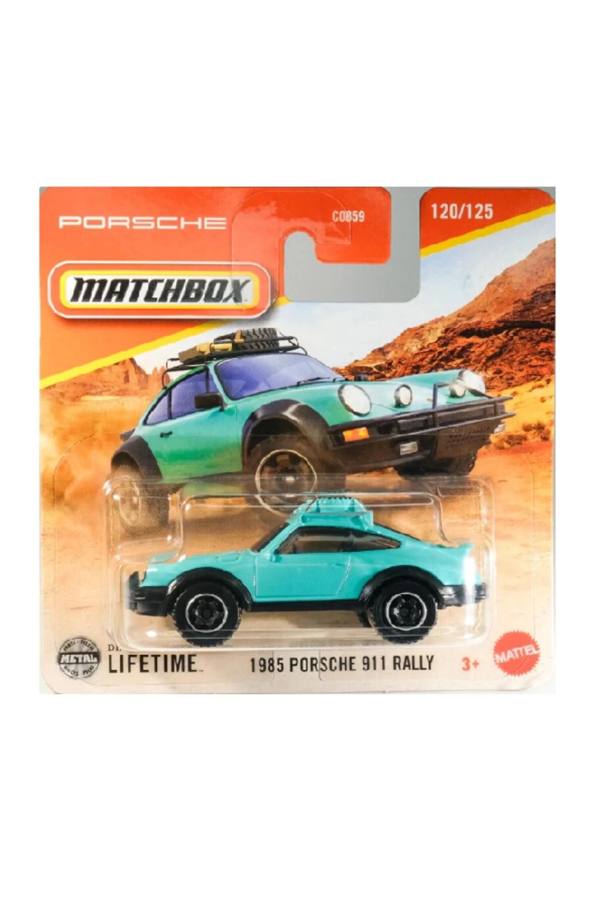ماشین اسباب بازی MATCHBOX 1985 PORSCHE 911 RALLY 1 64 مقیاس JBT00 HOT WHEELS
