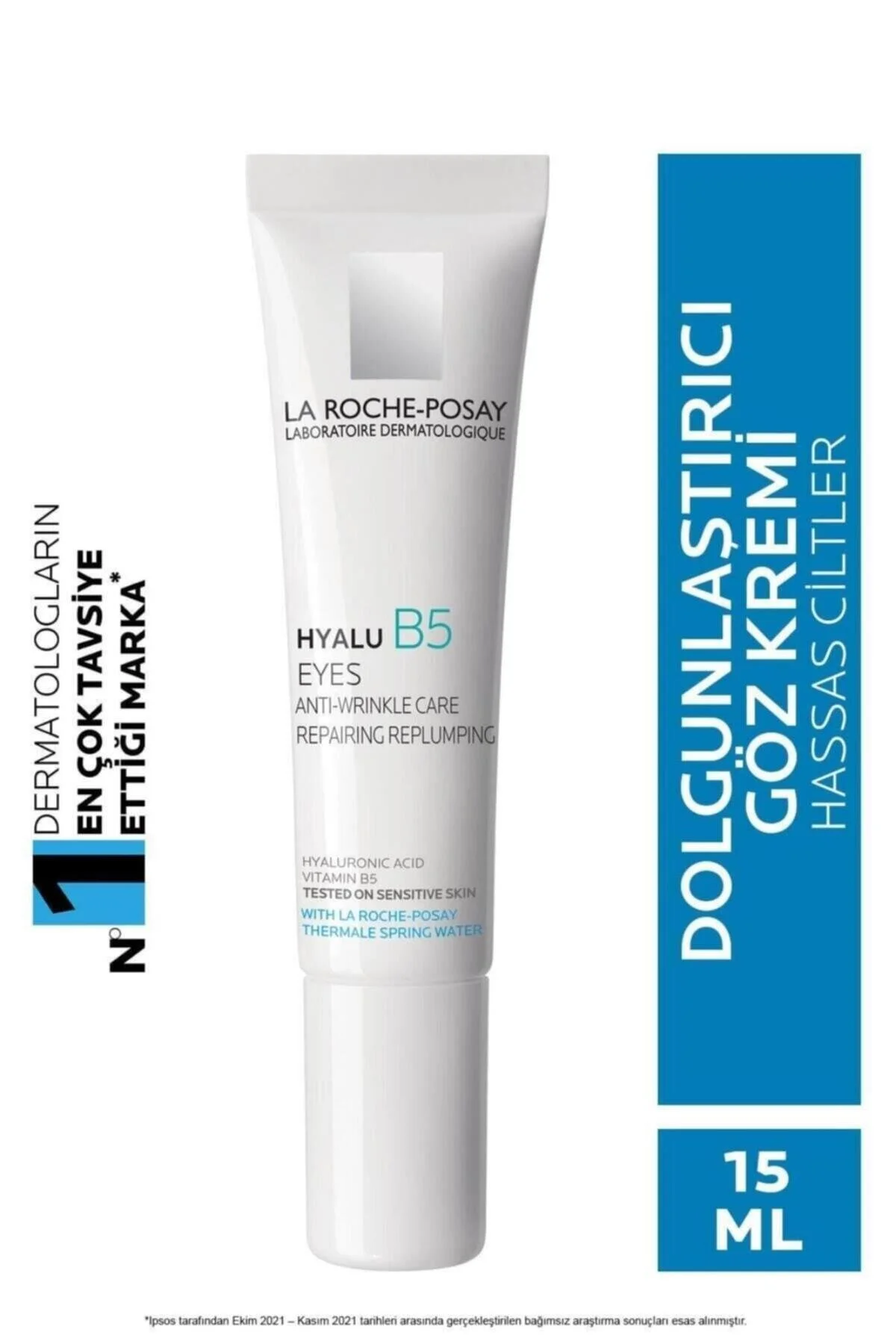 La Roche Posay کرم روشن‌کننده چشم Hyalu B5 15 میلی‌لیتر