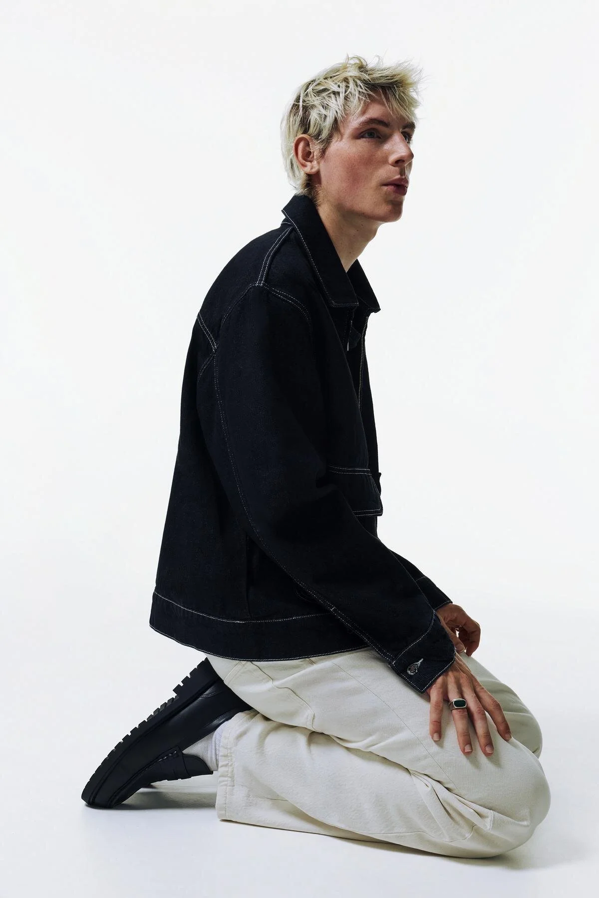 کفش های کژوال مردانه گسترده MOKASEN پول اند بیر Pull & Bear
