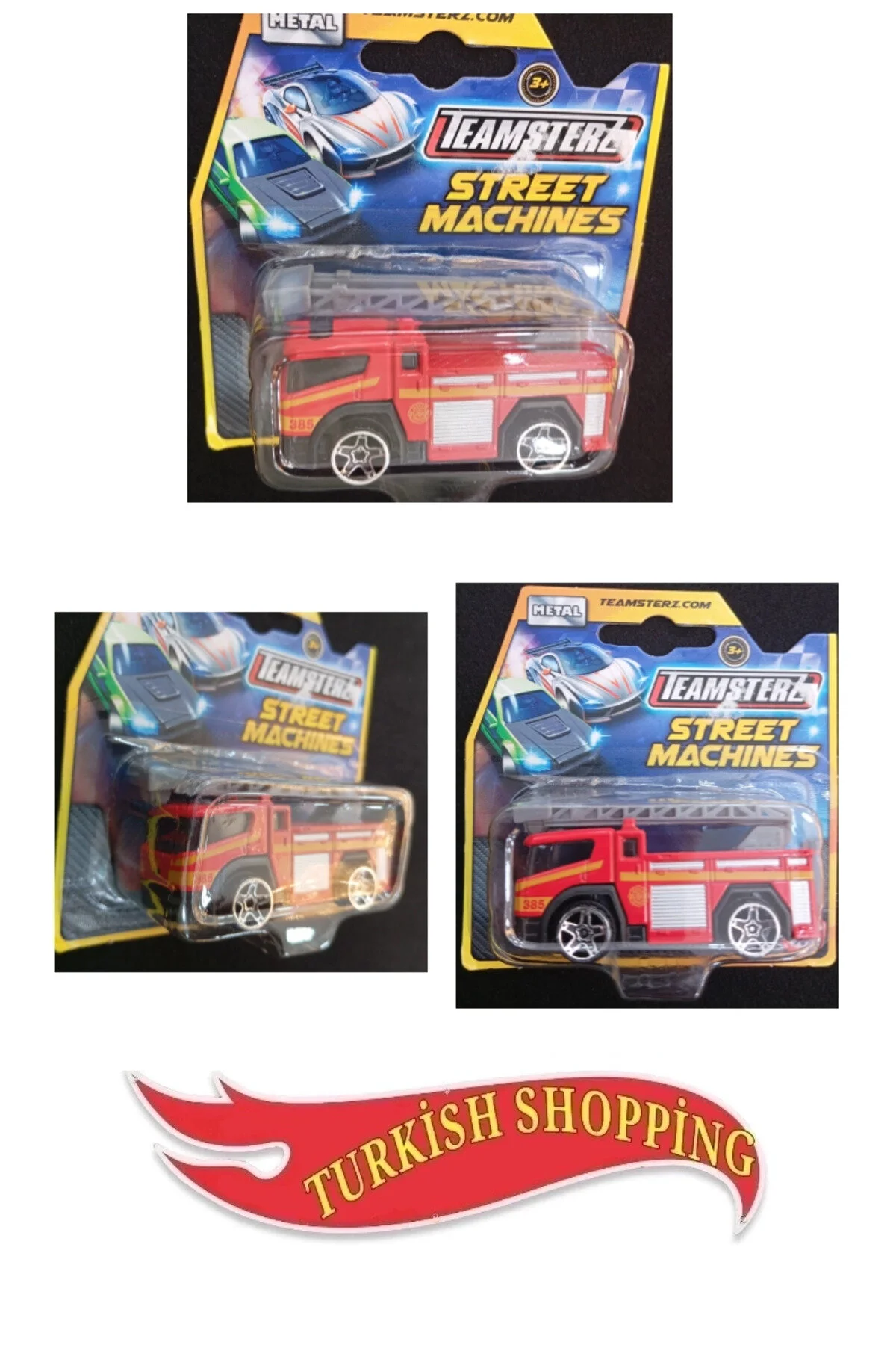 ماشین اسباب بازی آتش نشانی آلات خیابانی فلزی در مقیاس 1 64 shop