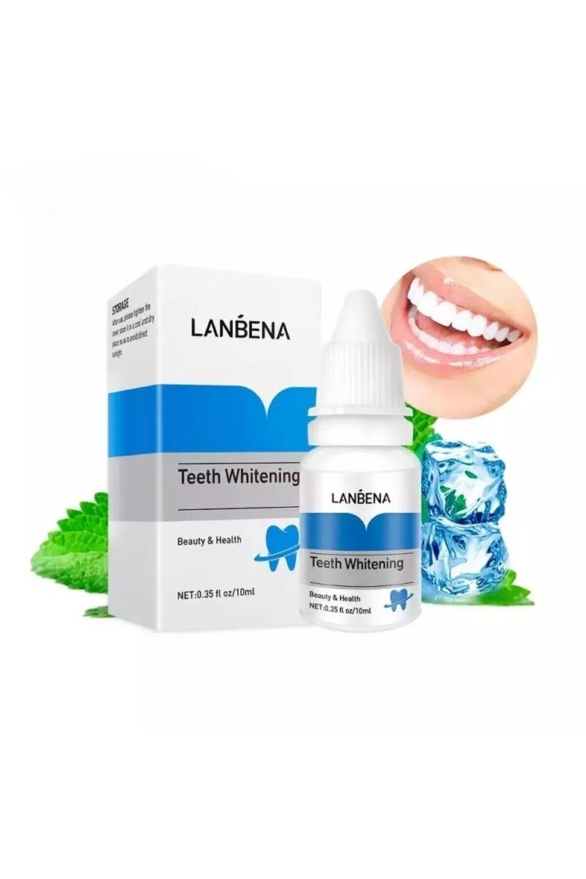 محصولات سفیدکننده دندان فرمول جدید تمیز کردن تارتار در جعبه لکه سیگار زردی آخرین معجزه Lanbent