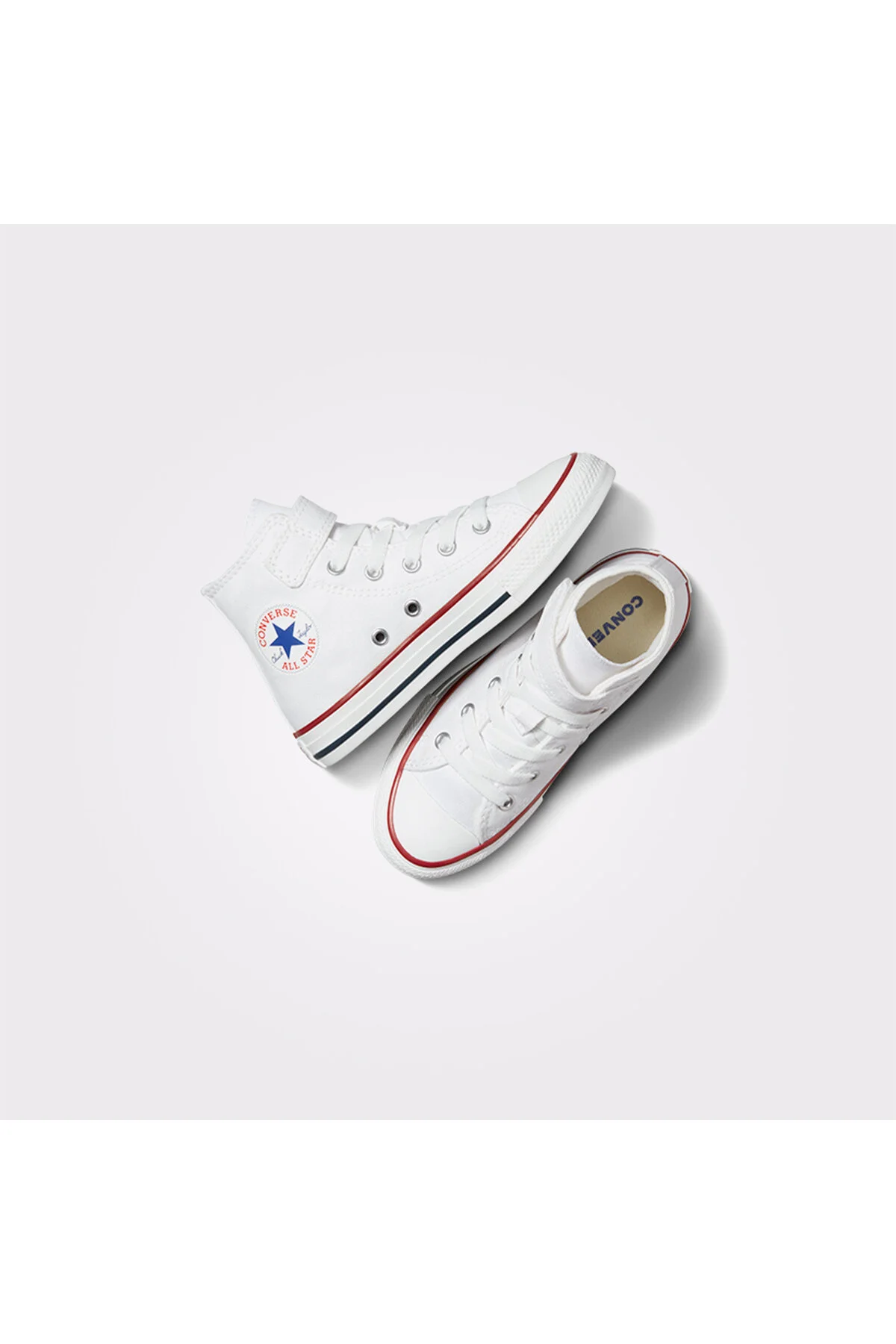 کفش دخترانه پسرانه یونیسکس چاک تیلور همه ستاره 1V آسان سفید کانورس Converse