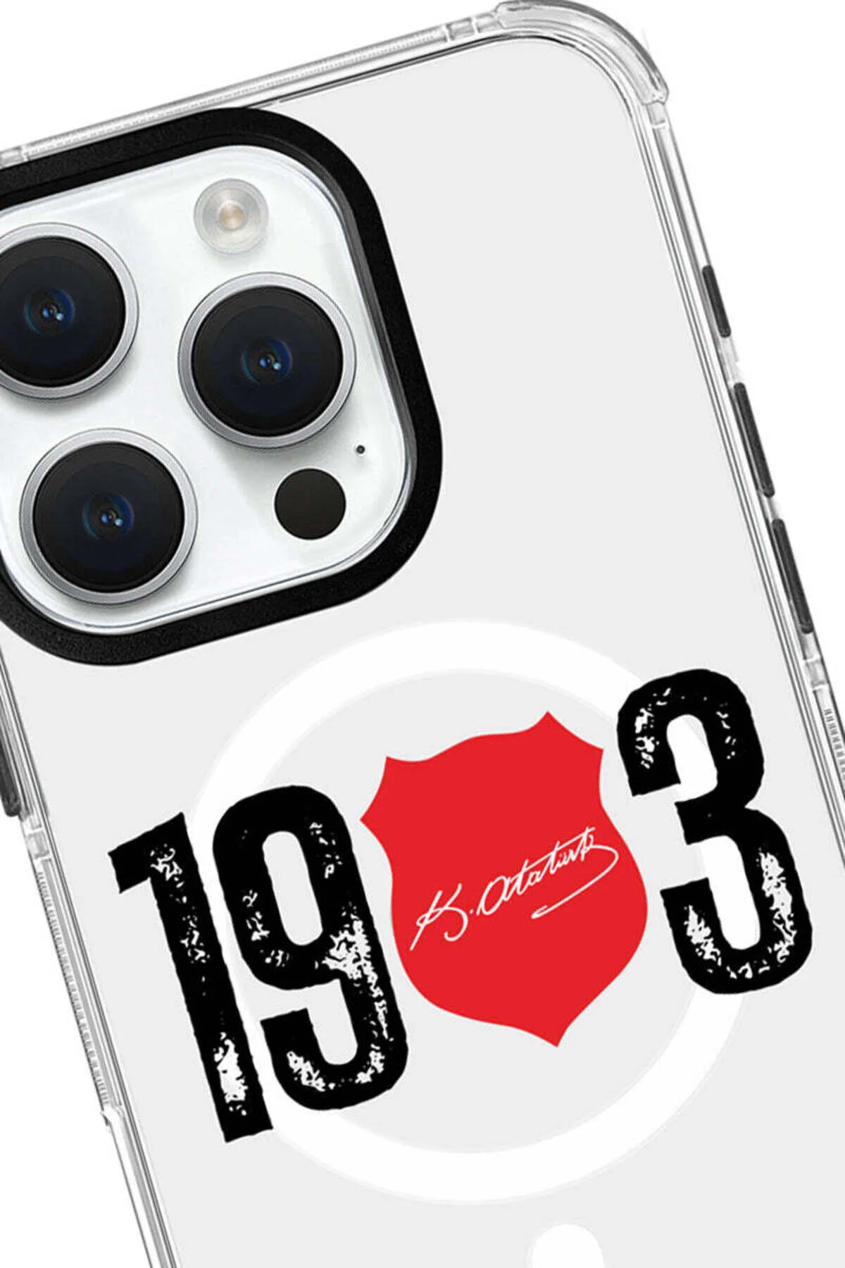 کاور و قاب گوشی دارای مجوز شفاف MAGSAFE SIGNATURE سازگار با IPHONE 16 PRO Beşiktaş