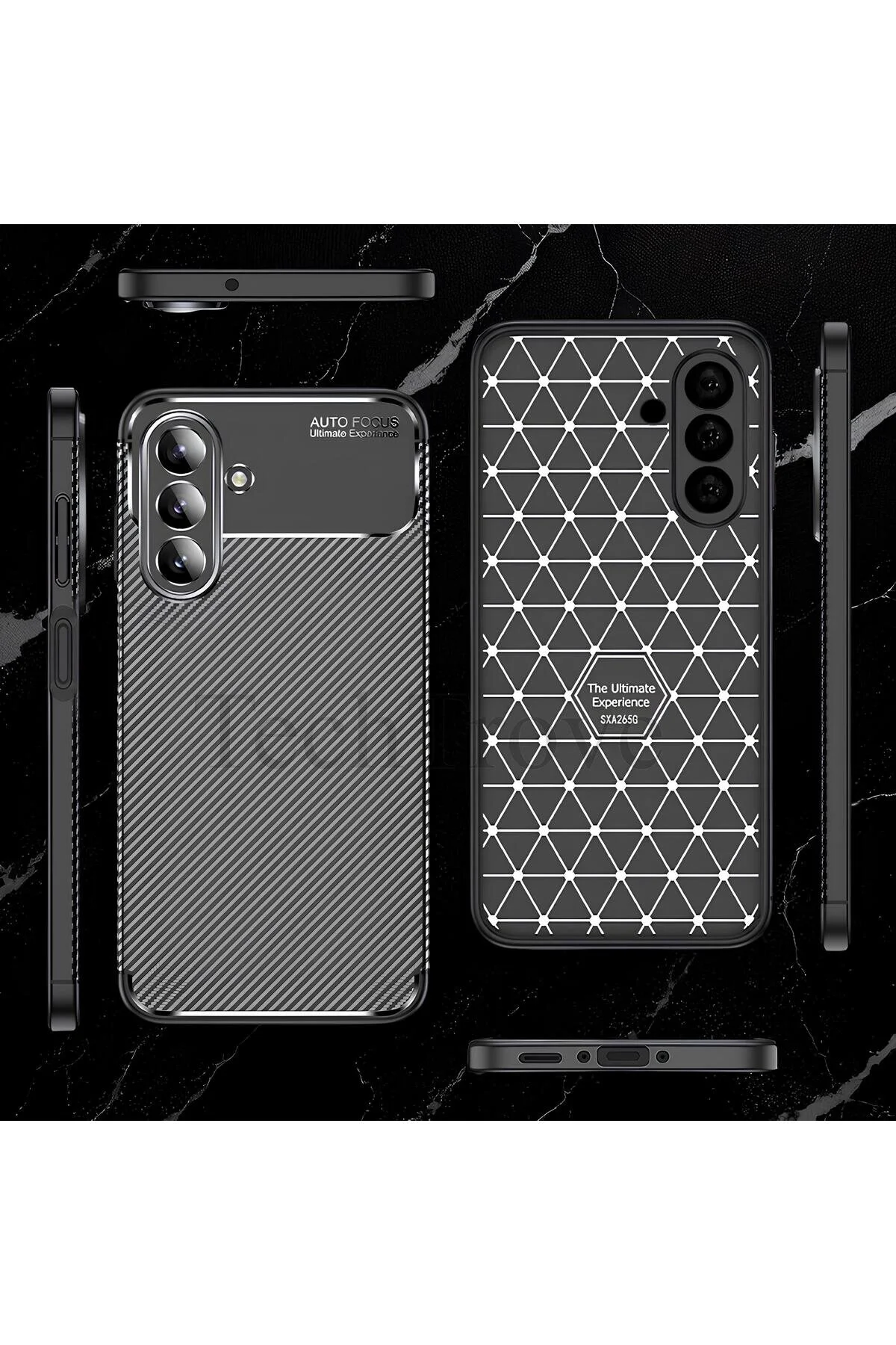 کاور و قاب پوشش محافظ با طرح فیبر کربن ضد ضربه دوربین REALME NOTE 60 TechTrove
