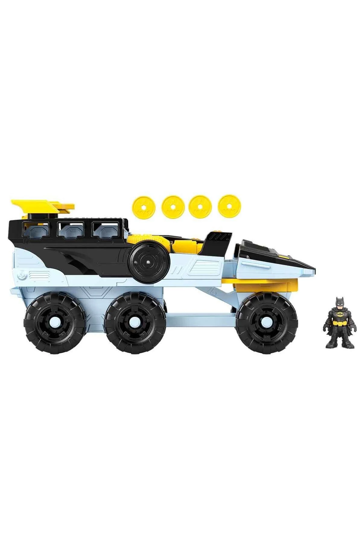ست بازی مردانه و زنانه DC SUPER FRIENDS BAT TANK که قابل تغییر است ایمجینکس Imaginext