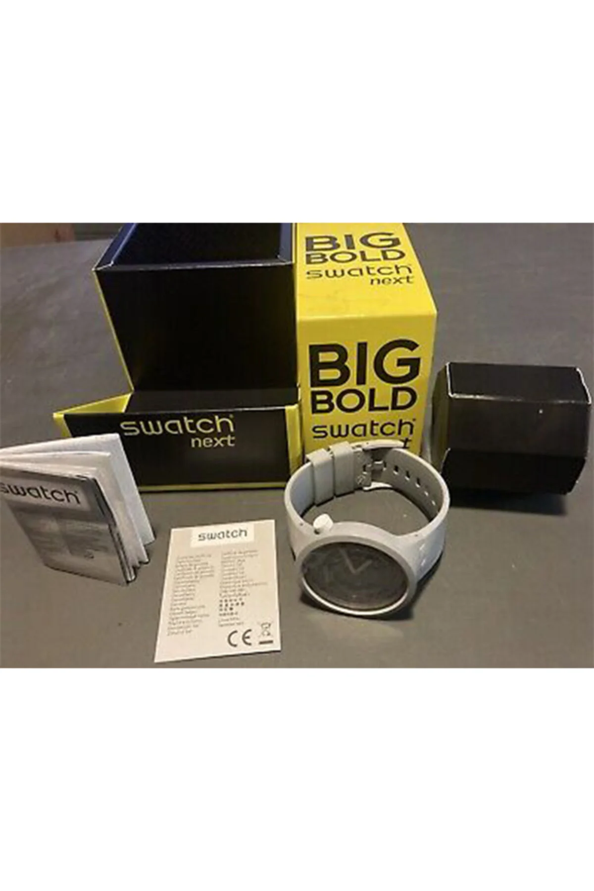 ساعت مچی یونیسکس سرامیکی بزرگ SB03M100 خاکستری C سواچ Swatch