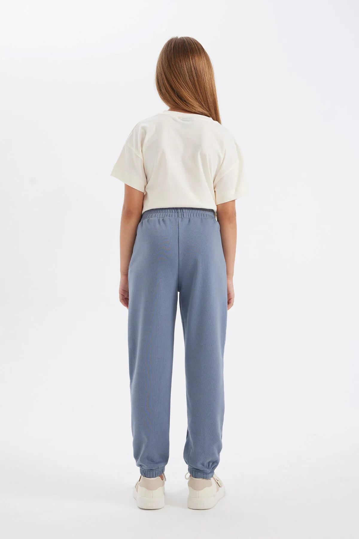 شلوار گرمکن خاکستری دخترانه و بچگانه دختران استاندارد مناسب کمر Pocket School Jogger Tracksuit شش X9036A624Au دفاکتو Defacto
