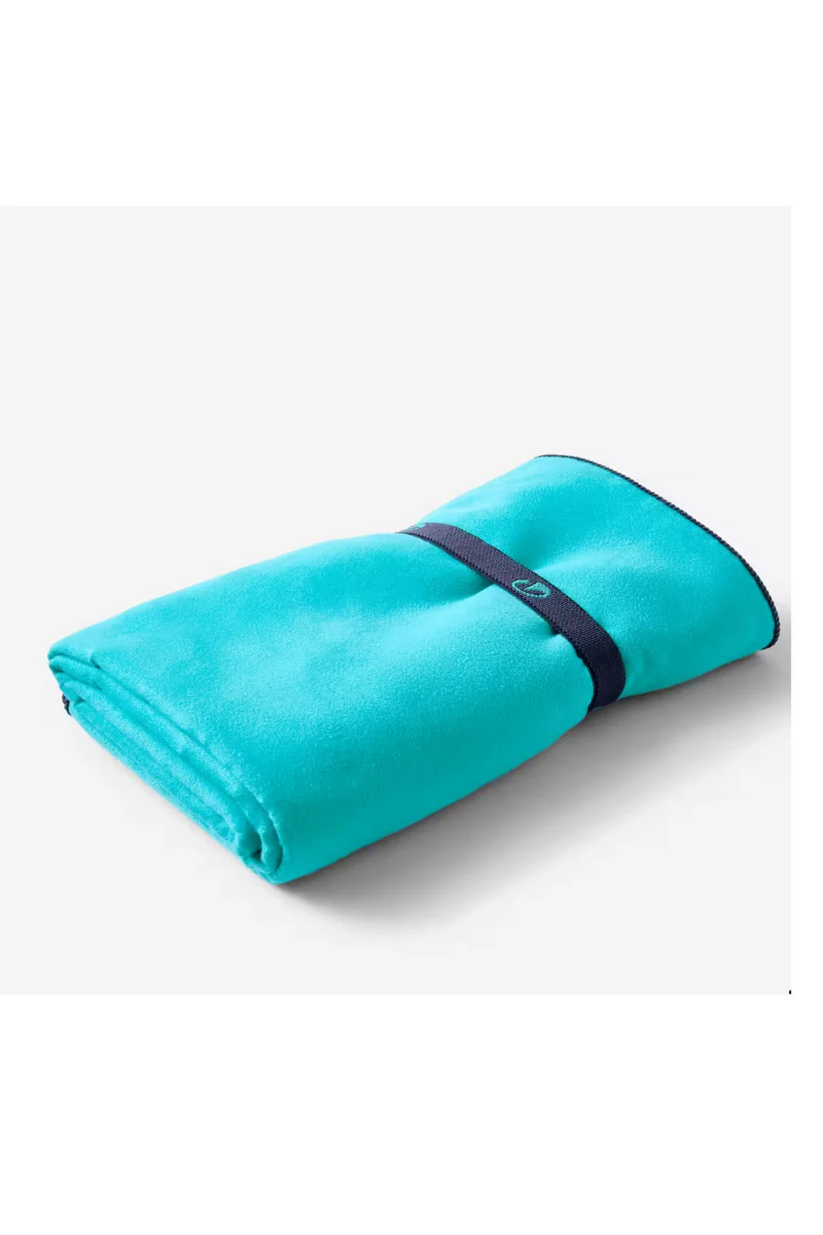 تجهیزات ورزشی حوله میکروفایبر آبی L 80 X 130 دکتلون Decathlon