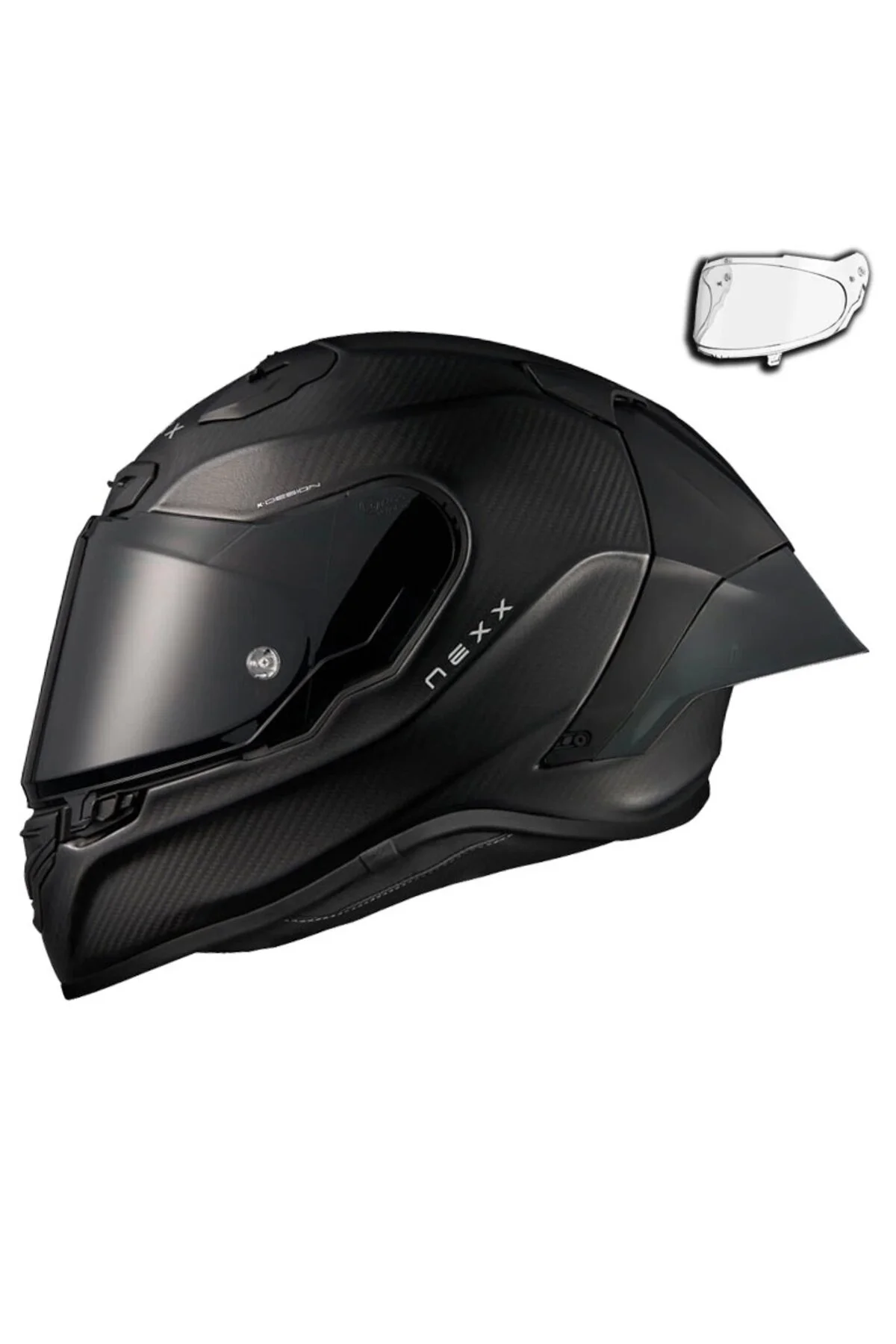 کلاه کاسکت موتورسیکلت چند رنگ X.R3R ZERO PRO 2 ایمنی کربن سیاه Nexx