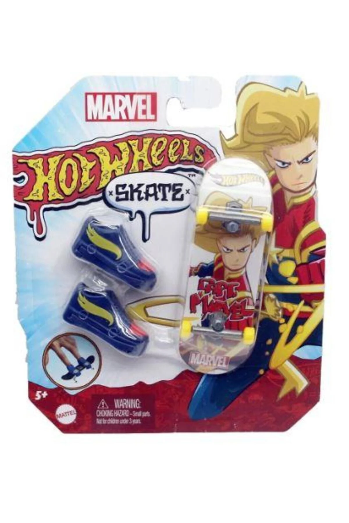 اسباب بازی های فیگور شخصیت اسکیت و بسته کفش HNL75 هات ویلز اورجینال HOT WHEELS