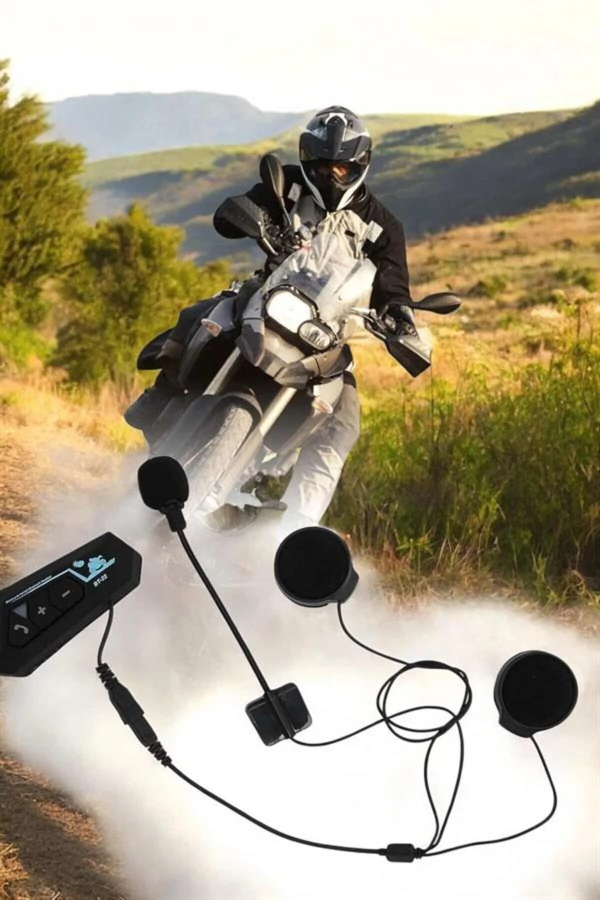 اینترکام هدست کلاه ایمنی موتور سیکلت INTERCOM ویژگی گفتار گوش دادن به ضد آب Clevora