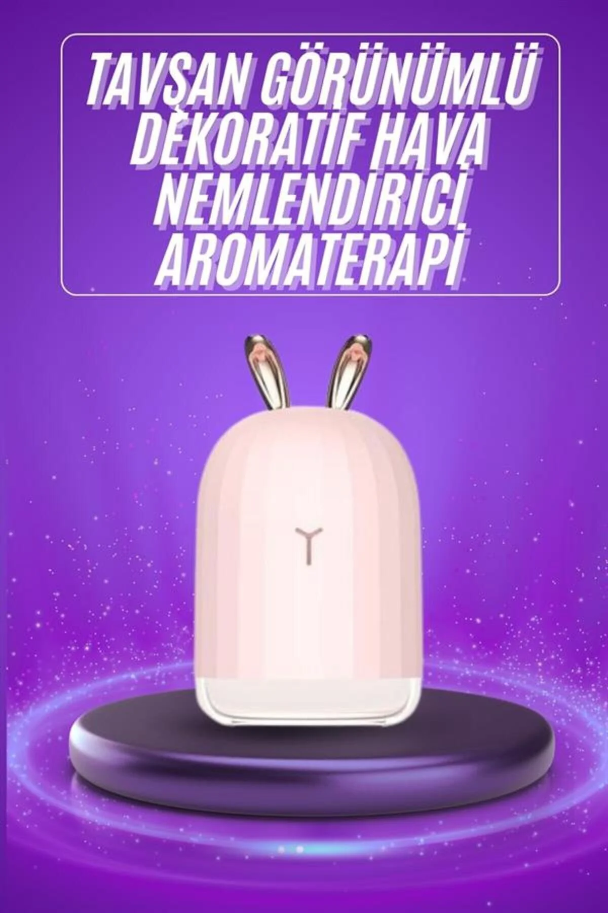 دستگاه بخور مرطوب کننده هوا آروماتراپی رطوبت ساز خرگوش شارژی USB تزئینی Clevora