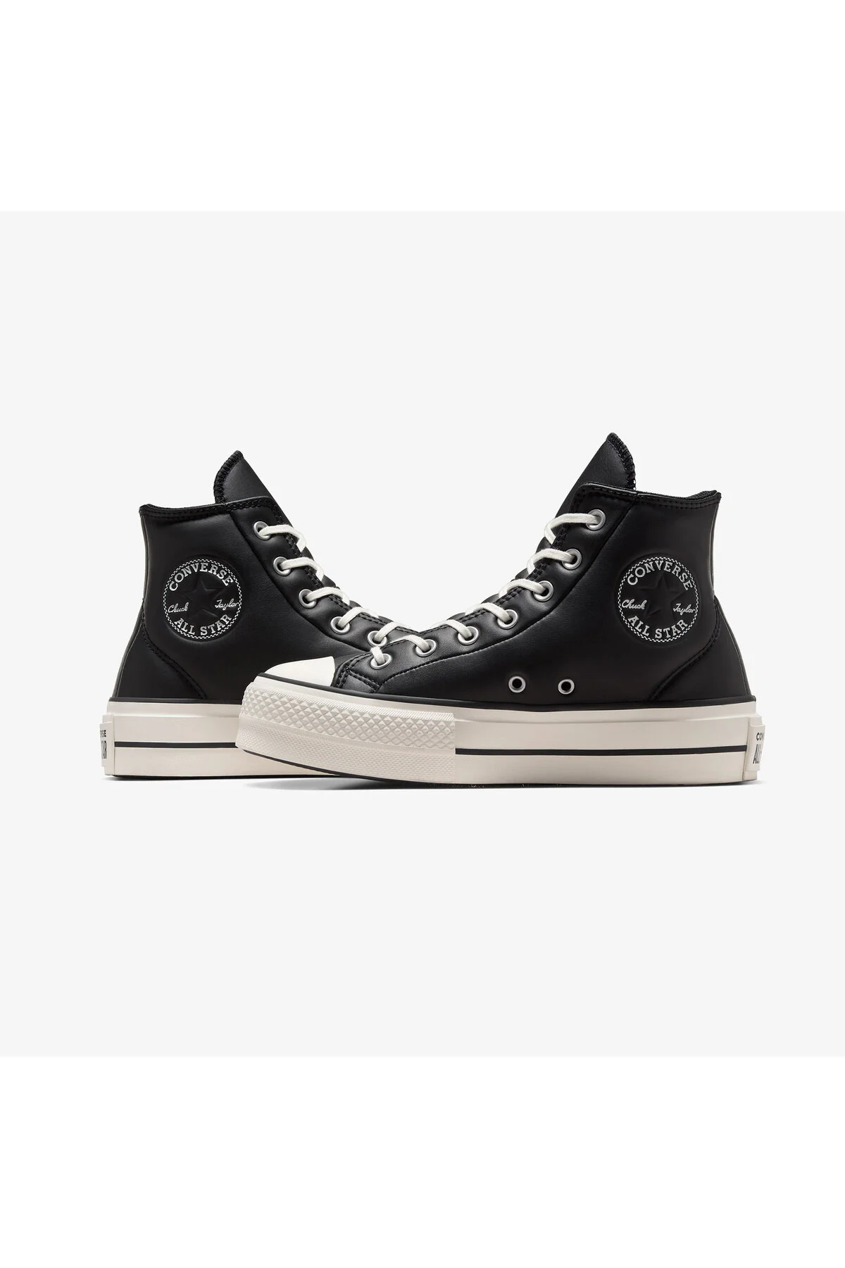 اسنیکر کفش ورزشی با پلتفرم مشکی یونیسکس آل استار لیفت چاک تیلور کانورس Converse