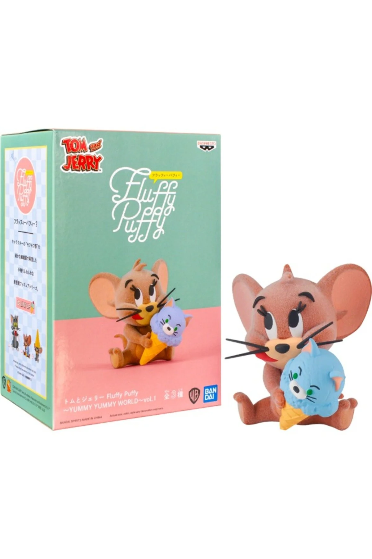 فیگور TOM AND JERRY FLUFFY PUFFY YUMMY WORLD VOL.1 جری 5 سانتی متر Banpresto