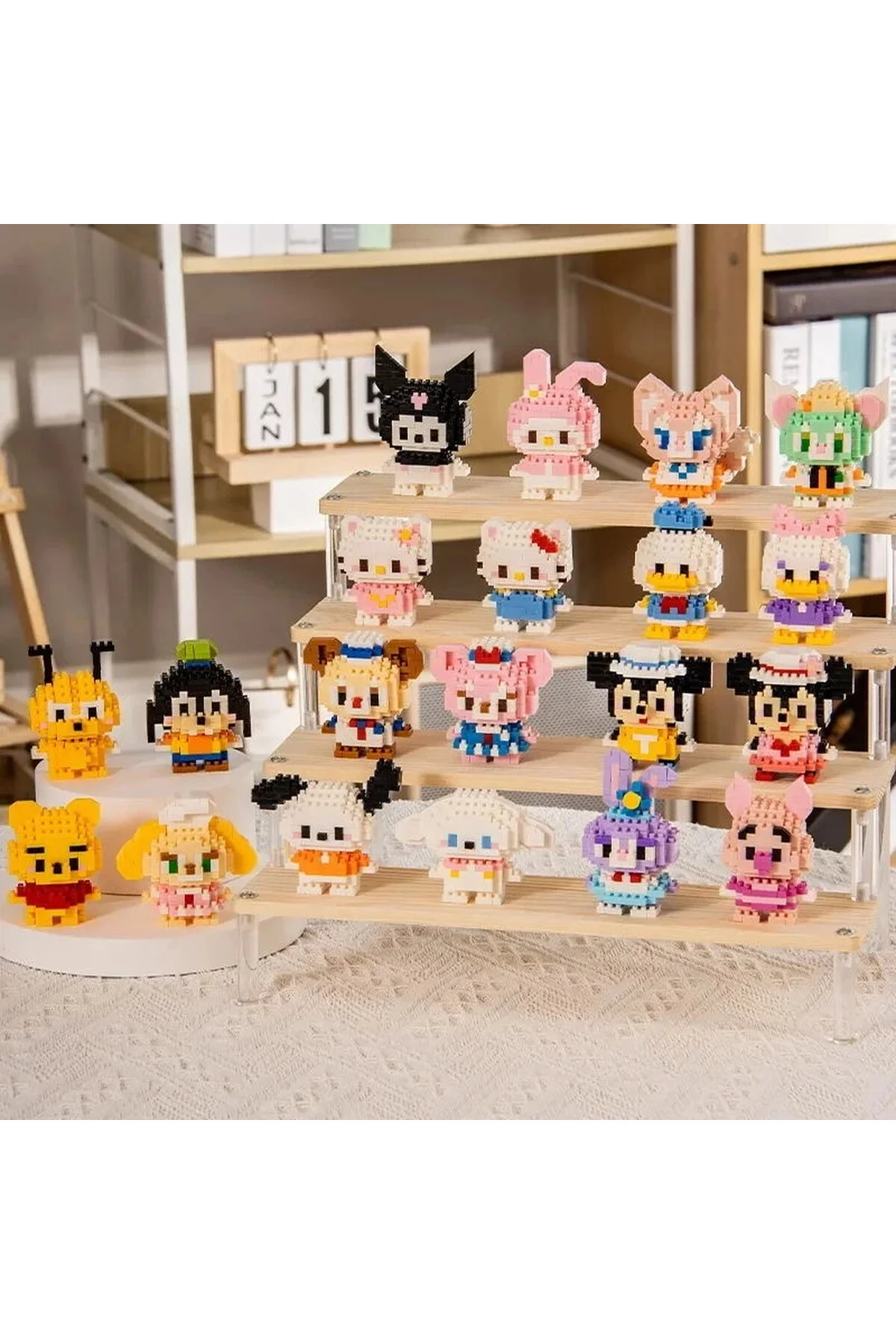 پازل سه بعدی | PINKYDAY DISNEY WINNIE – مجموعه مینی بلوک با هدیه شگفت انگیز SUNSTER COMPANY™ 144 عدد Bricks