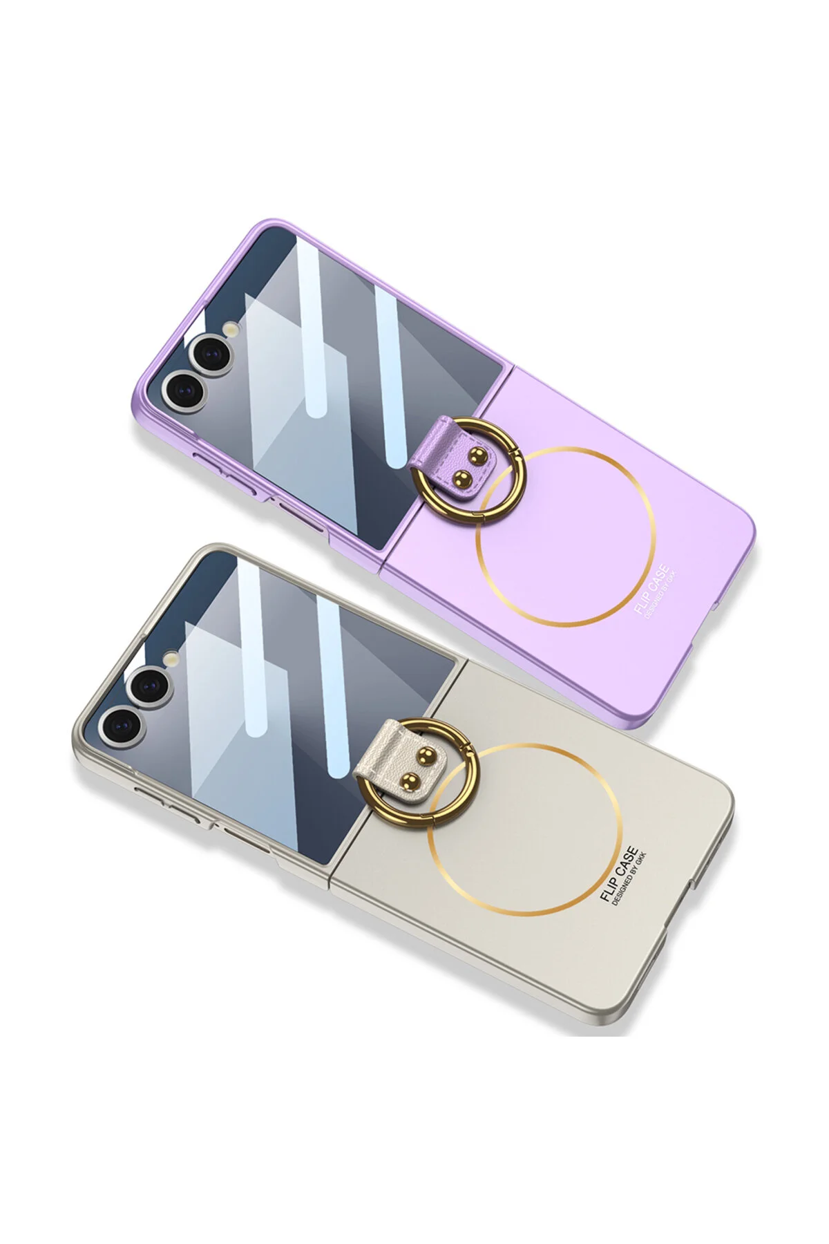 کاور و قاب محافظ GALAXY Z FLIP 7 سامسونگ از شارژ بی‌سیم MAGSAFE پشتیبانی سخت حلقه مووتک m.tk moveteck
