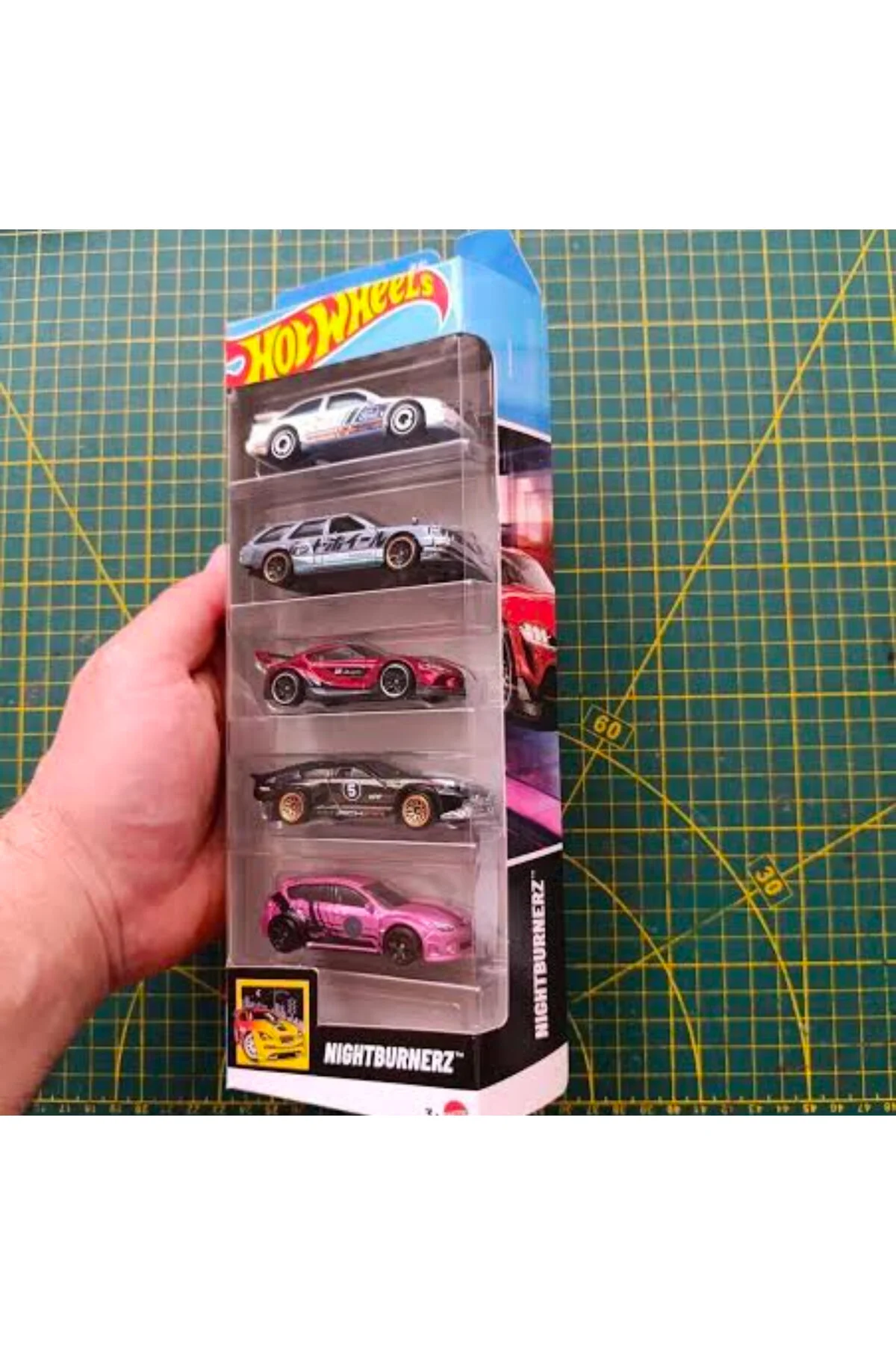 ماشین اسباب بازی ست 5 تایی NIGHTBURNERZ SUPRA HOT WHEELS
