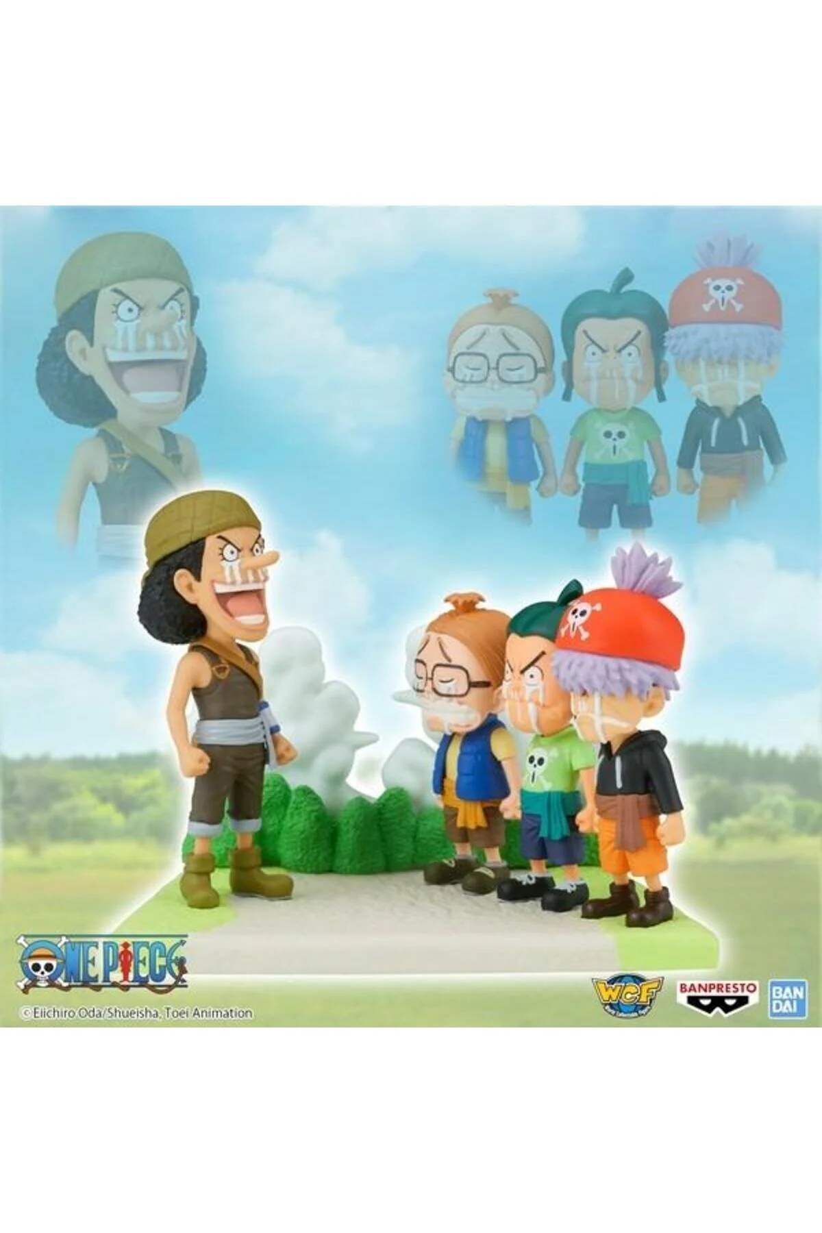 فیگور WCF LOG STORIES ONE PIECE USOPP PIRATES STATUE 7CM Banpresto