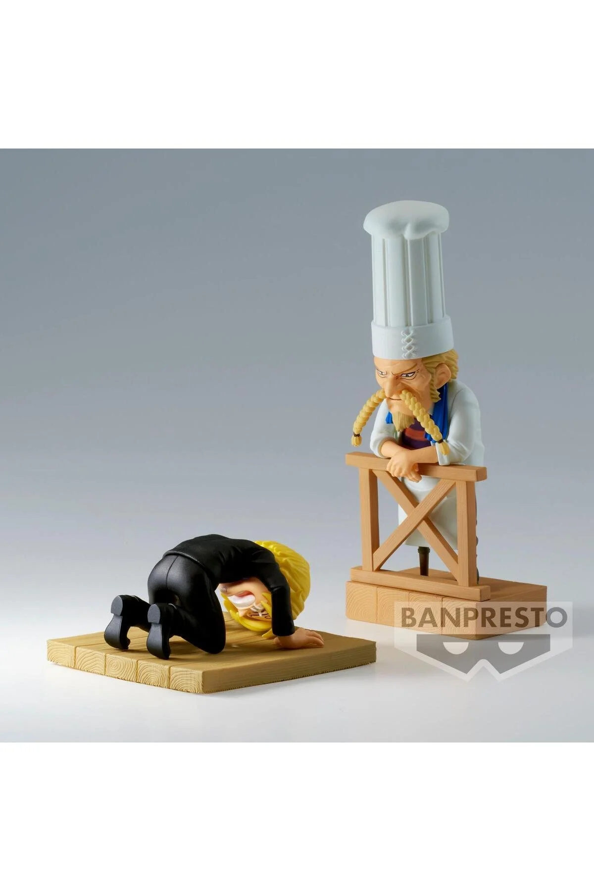 فیگور WCF LOG STORIES ONE PIECE SANJI & ZEFF STATUE 8CM Banpresto