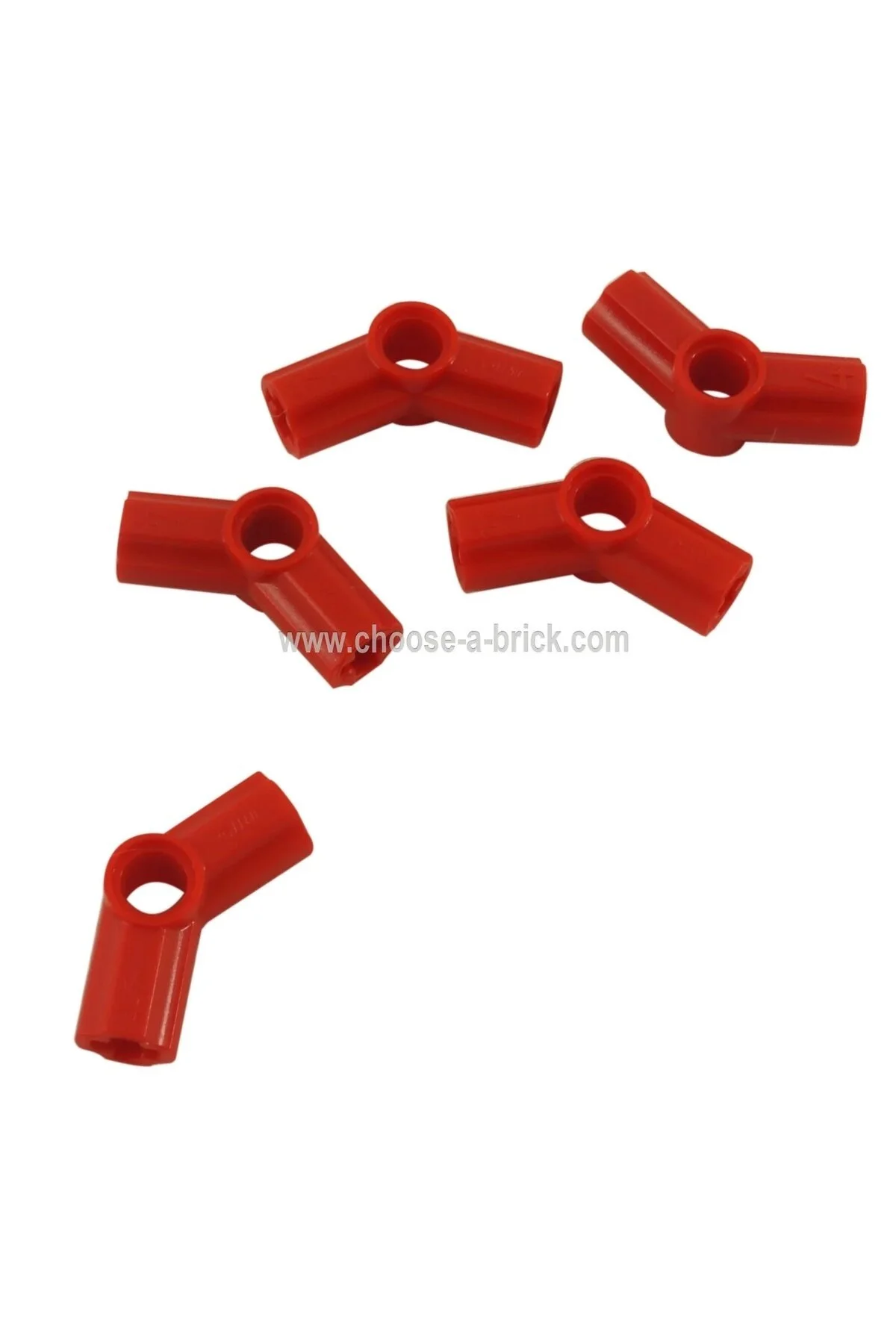 لگو اتصال اصلی تکنیک MOC CUSTOM CONNECTOR ANGLED 4 قطعه قرمز 2 اورجینال LEGO