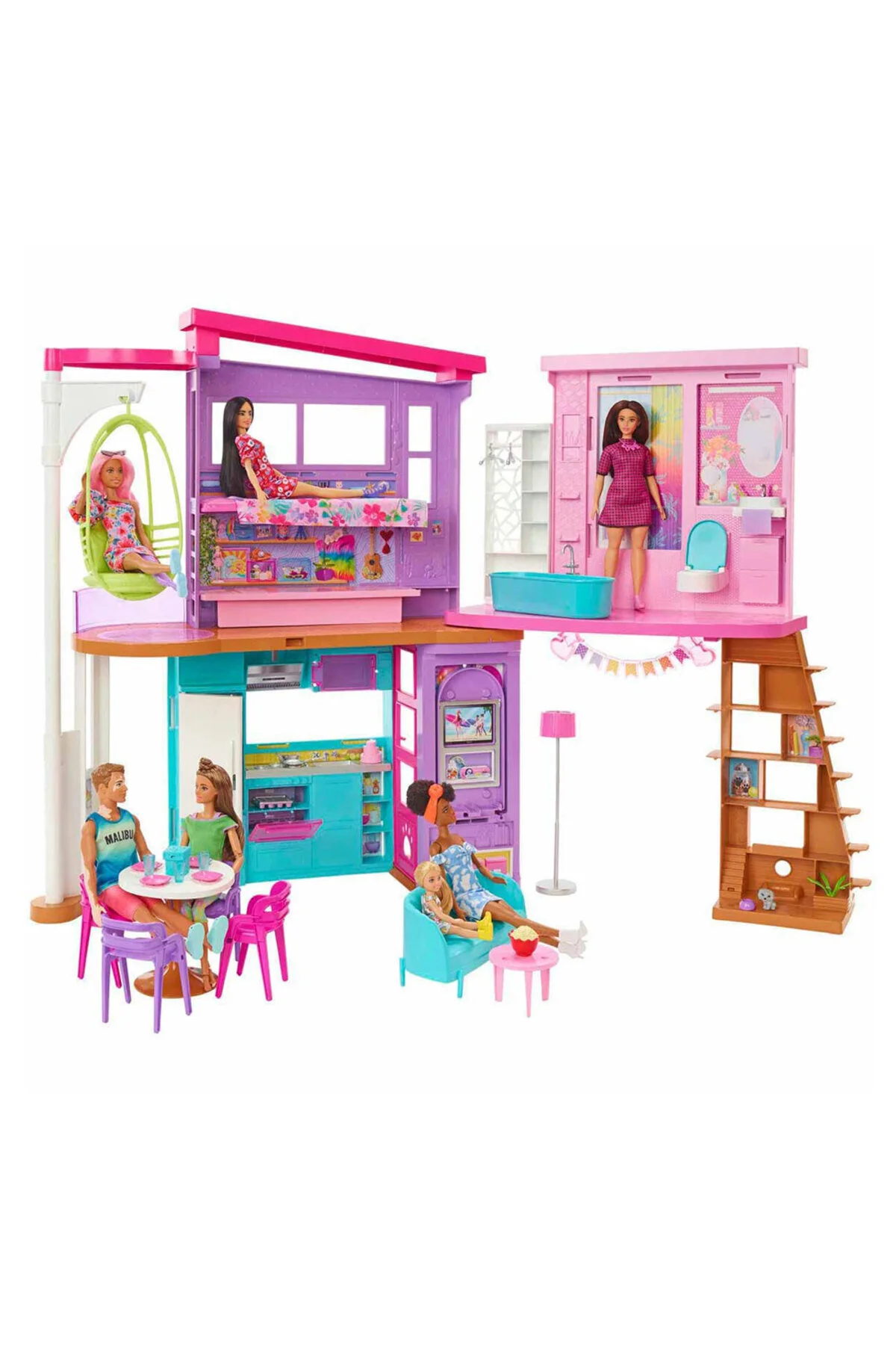 عروسک های اسباب بازی و لوازم جانبی مجموعه خانه تعطیلات HCD50 Barbie