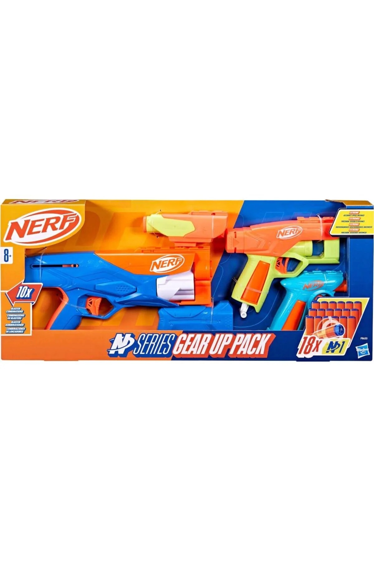 تفنگ های اسباب بازی و آب بسته دنده N CLASS اورجینال Nerf