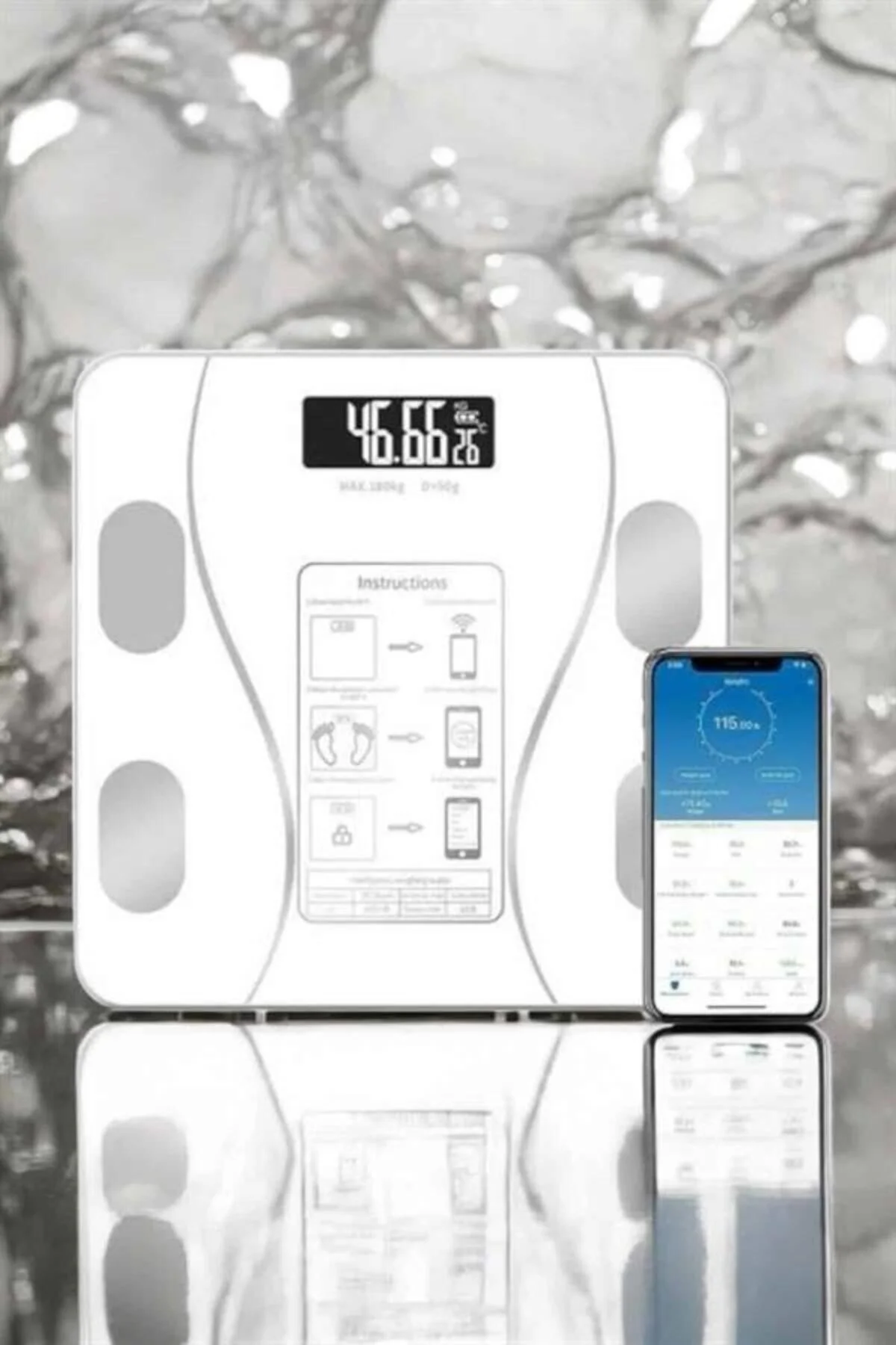 ترازو ZENGEZUR SMART WEIGHTING BLUETOOTH LINTED FAT را با هم نسل جدید ZERO LAND