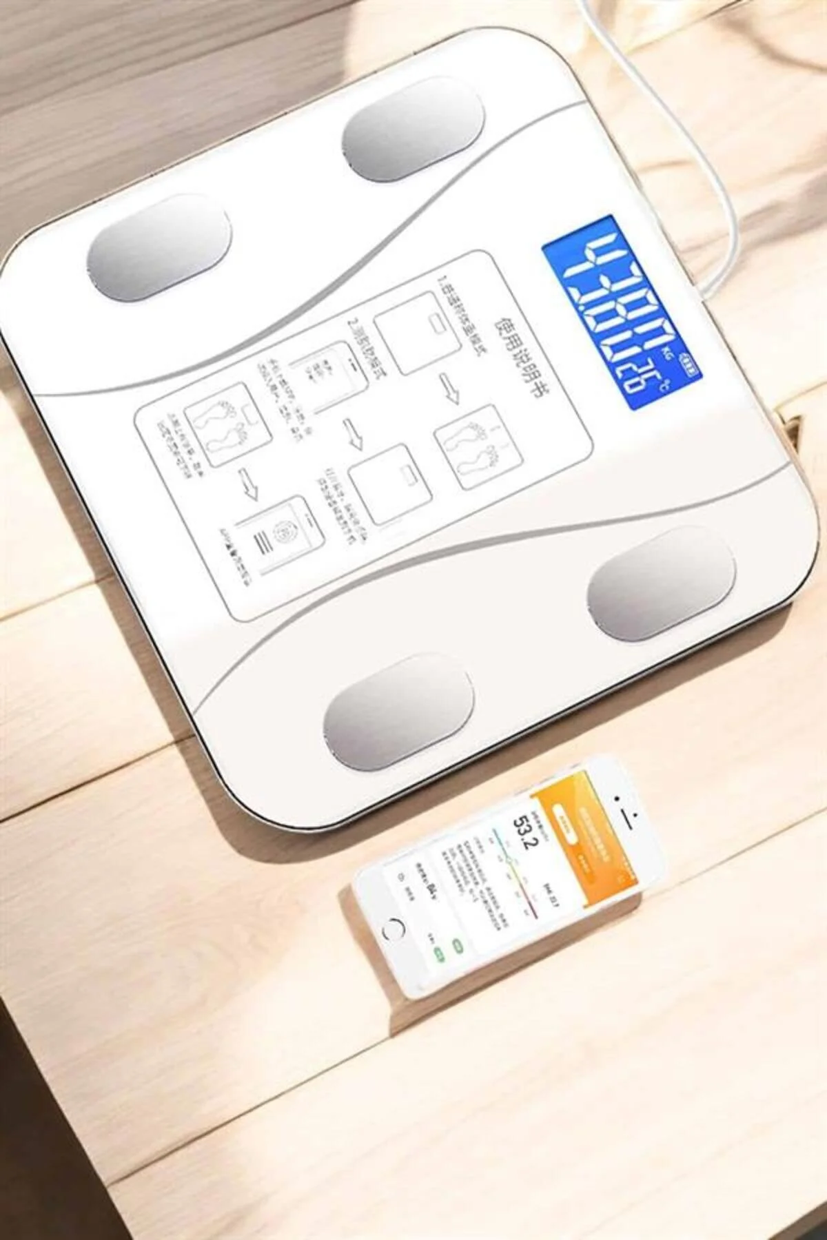 ترازو ZENGEZUR SMART WEIGHTING BLUETOOTH LINTED FAT را با هم نسل جدید ZERO LAND