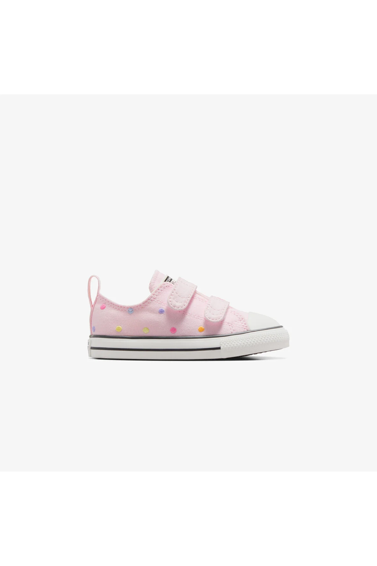 کفش پیاده روی کتانی صورتی بچه گانه CHUCK TAYLOR ALL STAR 2V POLKA DOTS کانورس Converse