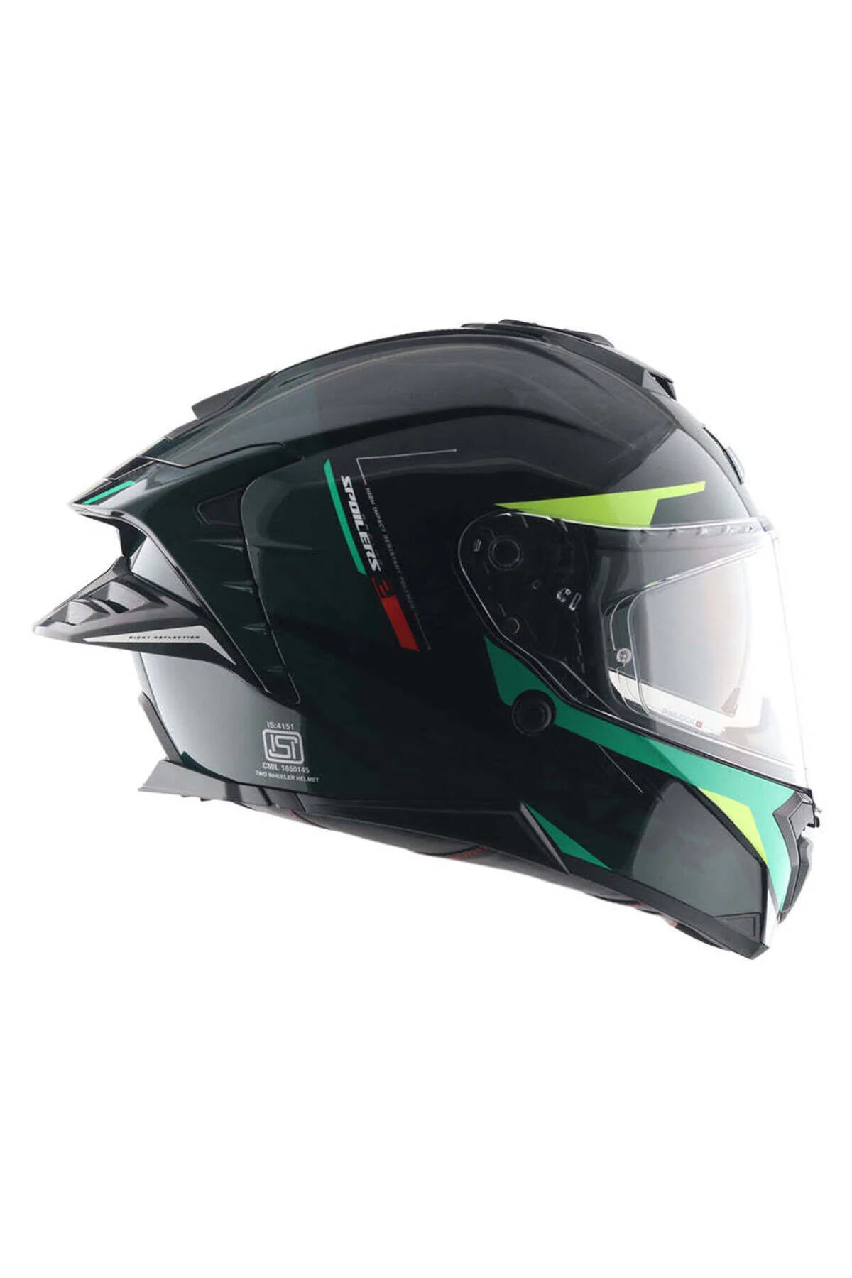 کلاه کاسکت موتورسیکلت چهره کامل کریپتیک BRUTALE GREEN BLACK AXOR