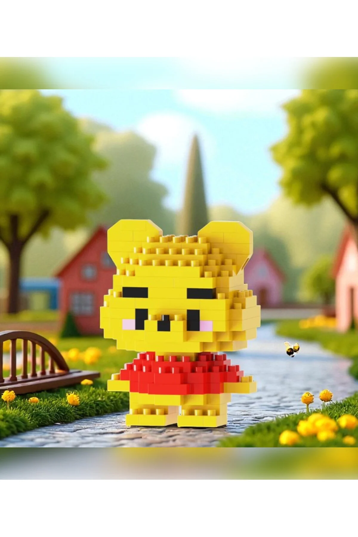 پازل سه بعدی | PINKYDAY DISNEY WINNIE – مجموعه مینی بلوک با هدیه شگفت انگیز SUNSTER COMPANY™ 144 عدد Bricks