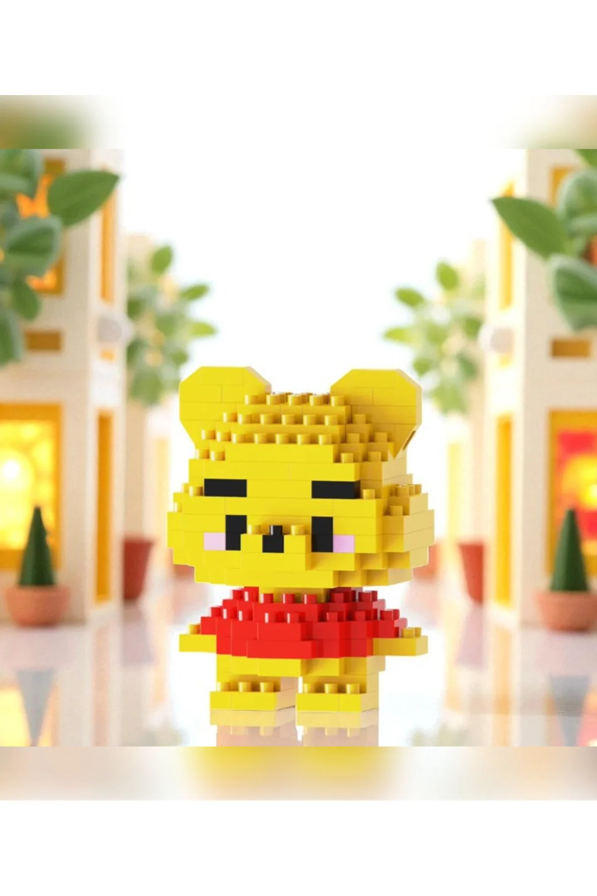 پازل سه بعدی | PINKYDAY DISNEY WINNIE – مجموعه مینی بلوک با هدیه شگفت انگیز SUNSTER COMPANY™ 144 عدد Bricks