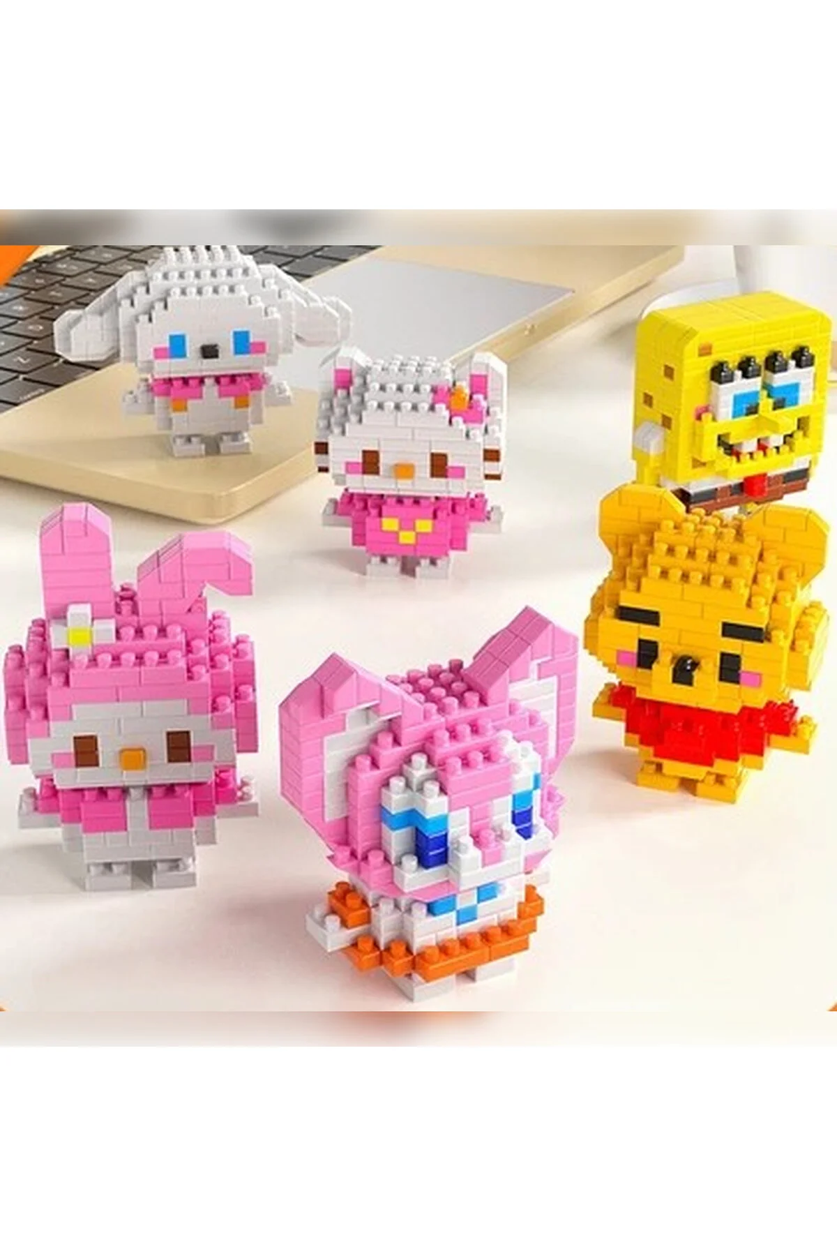 پازل سه بعدی | PINKYDAY DISNEY WINNIE – مجموعه مینی بلوک با هدیه شگفت انگیز SUNSTER COMPANY™ 144 عدد Bricks