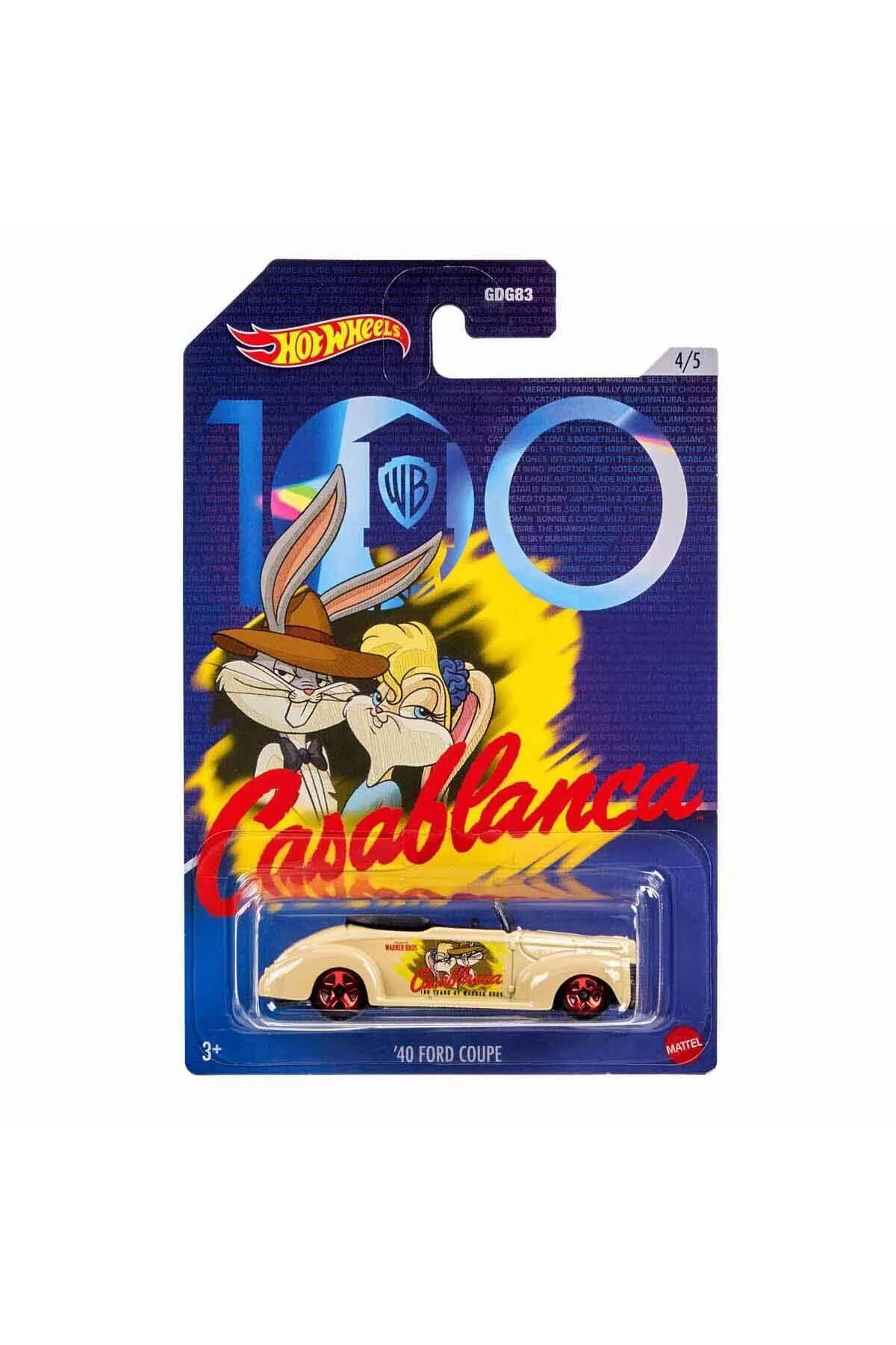 اسباب بازی های فیگور دیگر خودروهای موضوعی 100 سالگی برادران وارنر HMV73 FANDANGO HOT WHEELS