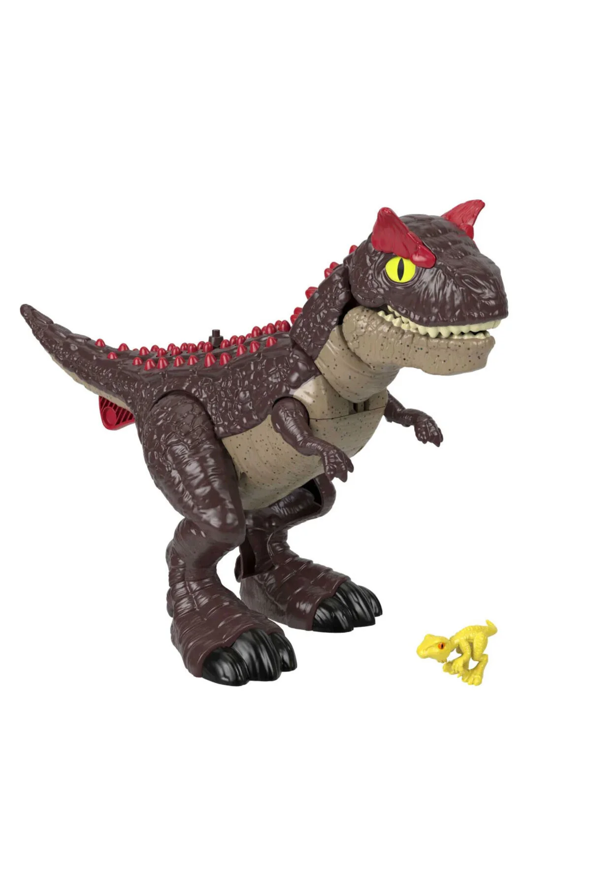 اسباب بازی های فیگور شخصیت JURASSIC WORLD SPIKE STRIKE CARNOTAURUS HML42 ایمجینکس Imaginext