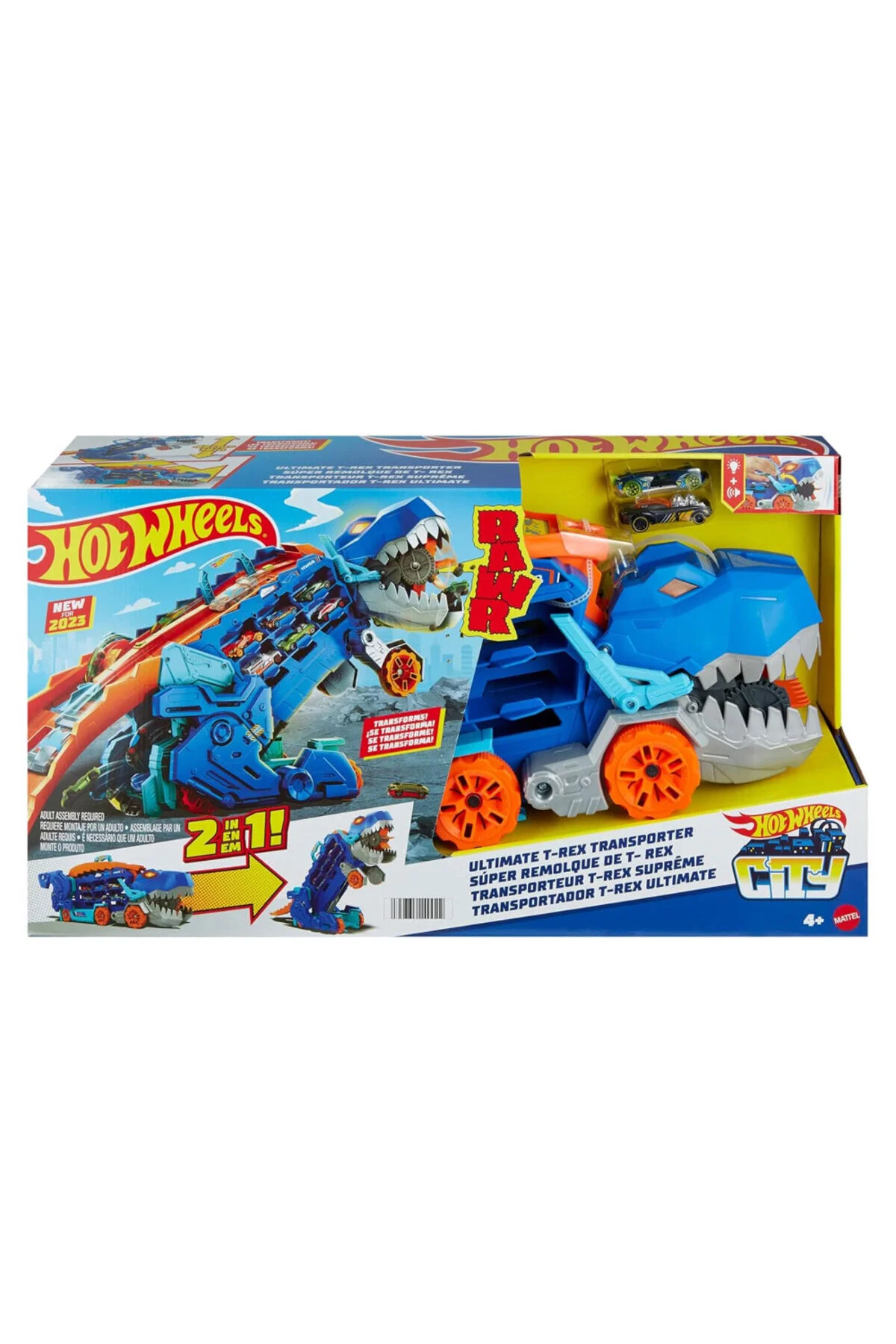 ماشین اسباب بازی کامیون HNG50 ULTIMATE T REX از ترکیه HOT WHEELS
