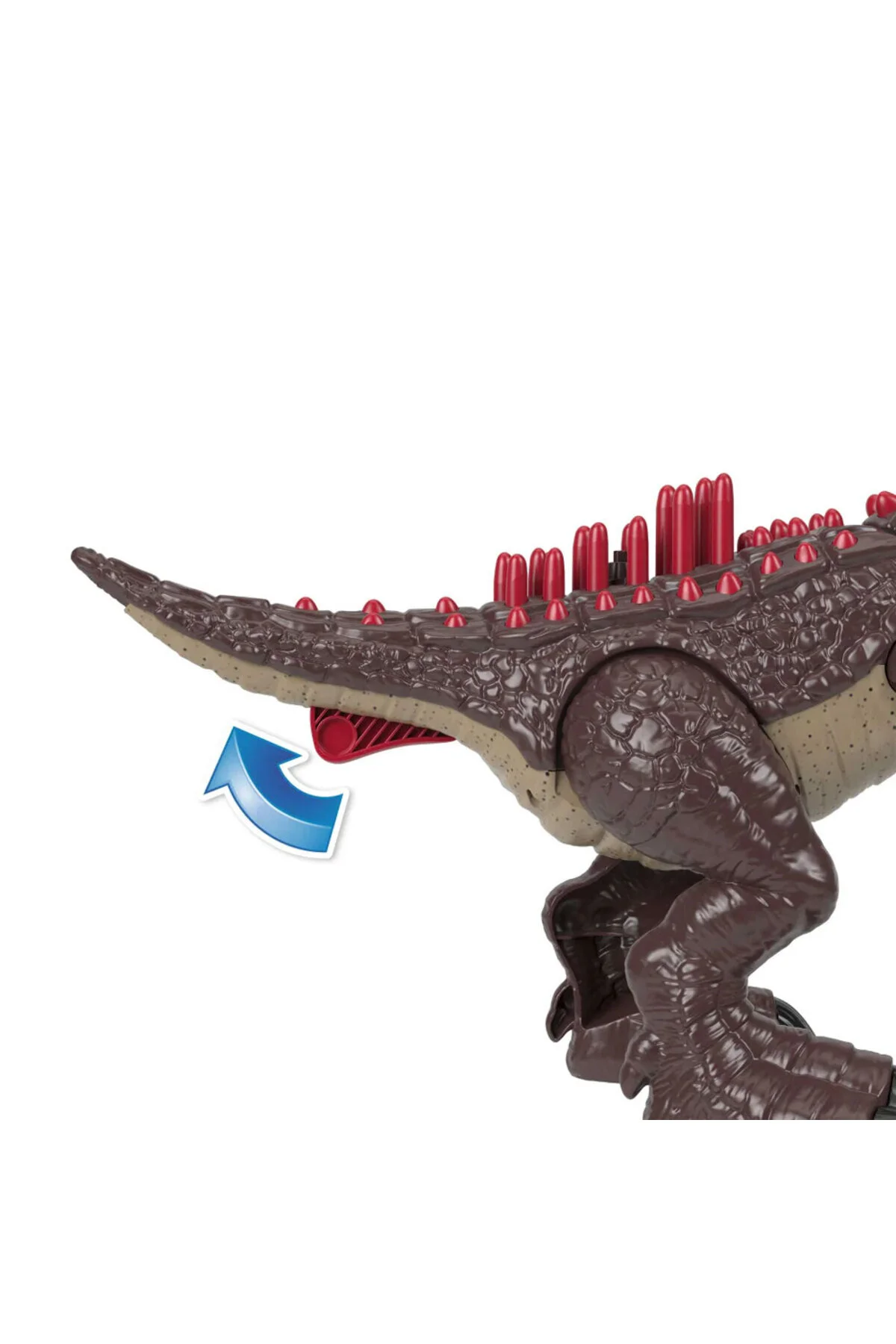 اسباب بازی های فیگور شخصیت JURASSIC WORLD SPIKE STRIKE CARNOTAURUS HML42 ایمجینکس Imaginext