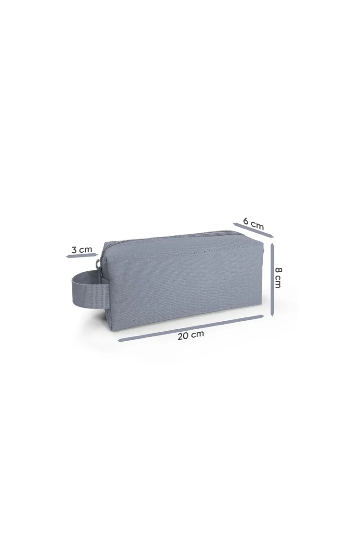 جا قلمی و جای گیره کاغذ کیف تک محفظه ای بزرگ 22082 KIDS NEPHTI GRAY Coral High