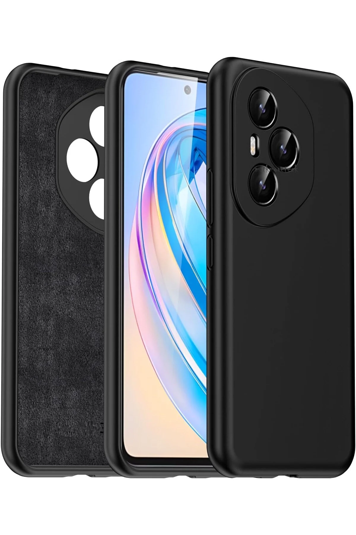 کاور و قاب دوربین راه اندازی کیس HONOR 400 PRO دارای پوشش محافظ مخملی نرم رنگارنگ سیلیکونی مات احساسی m.tk moveteck