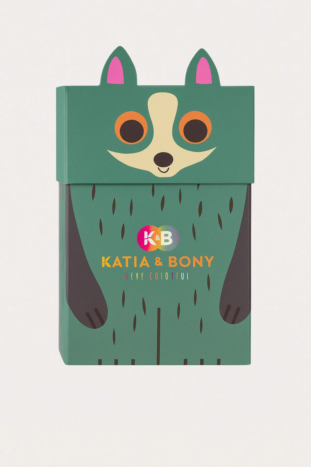 جوراب جعبه 2 طرح دار پسرانه Katia & Bony